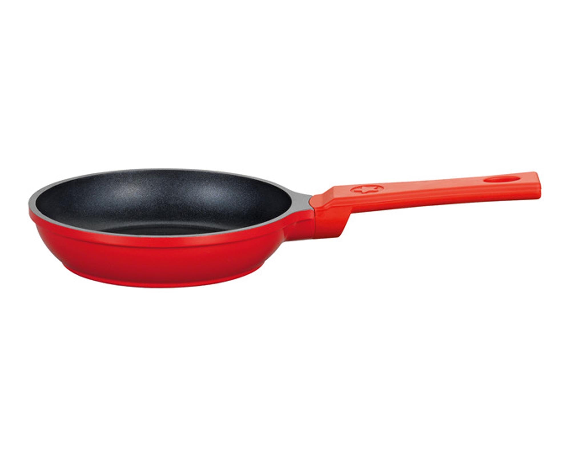 Entdecken Sie die stilvolle SPRING Bratpfanne Vulcano rot (ø 18 cm) – ideal für alle Herdarten, mit hochwertiger Antihaftbeschichtung und ergonomischem Design.