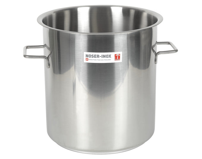 NOSER Kochtopf hoch ohne Deckel Standard Inox 18.5 Liter ø 28 cm in  präsentiert im Onlineshop von KAQTU Design AG. Topf ist von NOSER-INOX