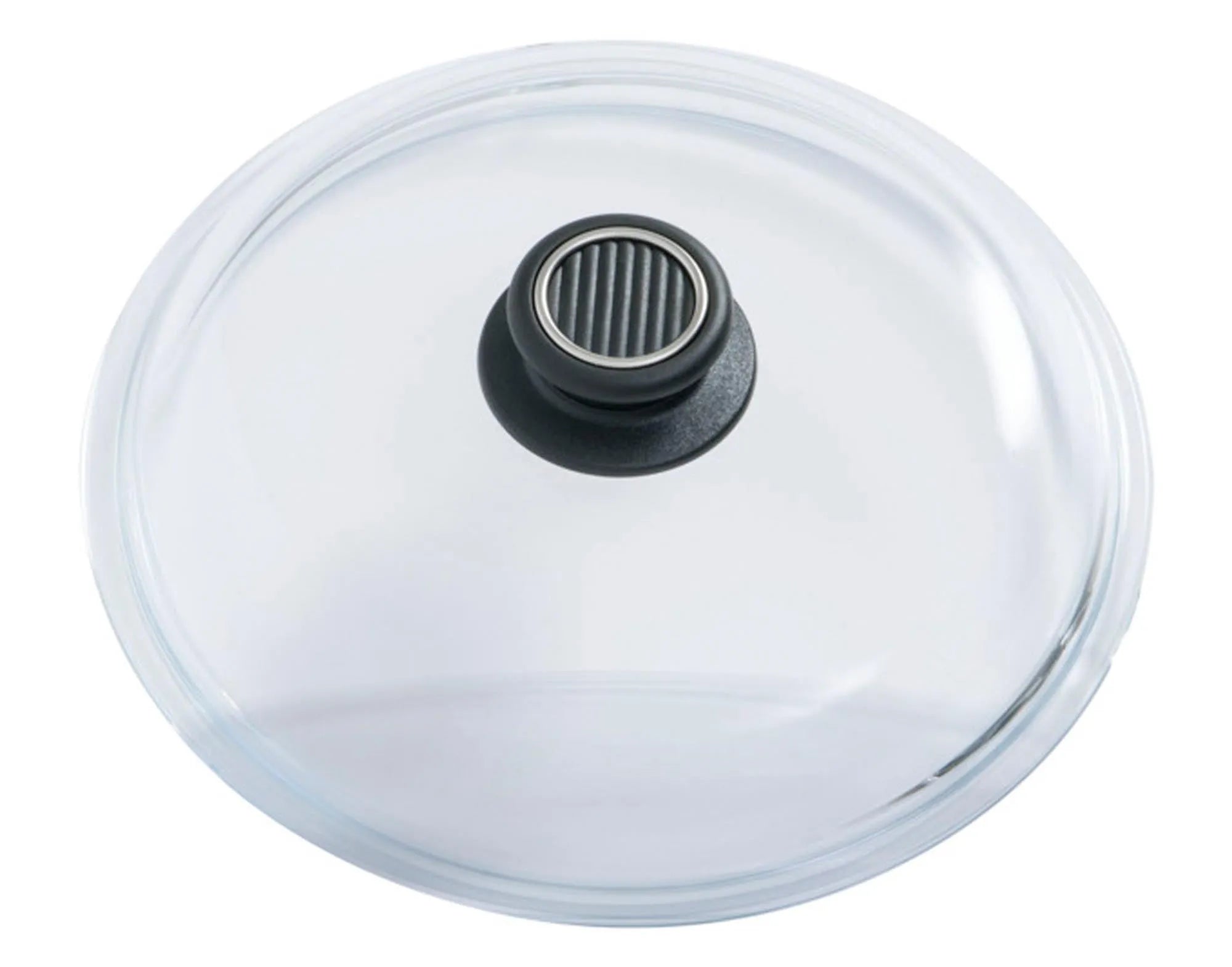 Der hitzebeständige Glasdeckel Pyrex ø 24 cm von GASTROLUX ist ideal für Töpfe und Pfannen, spülmaschinenfest und energiesparend.