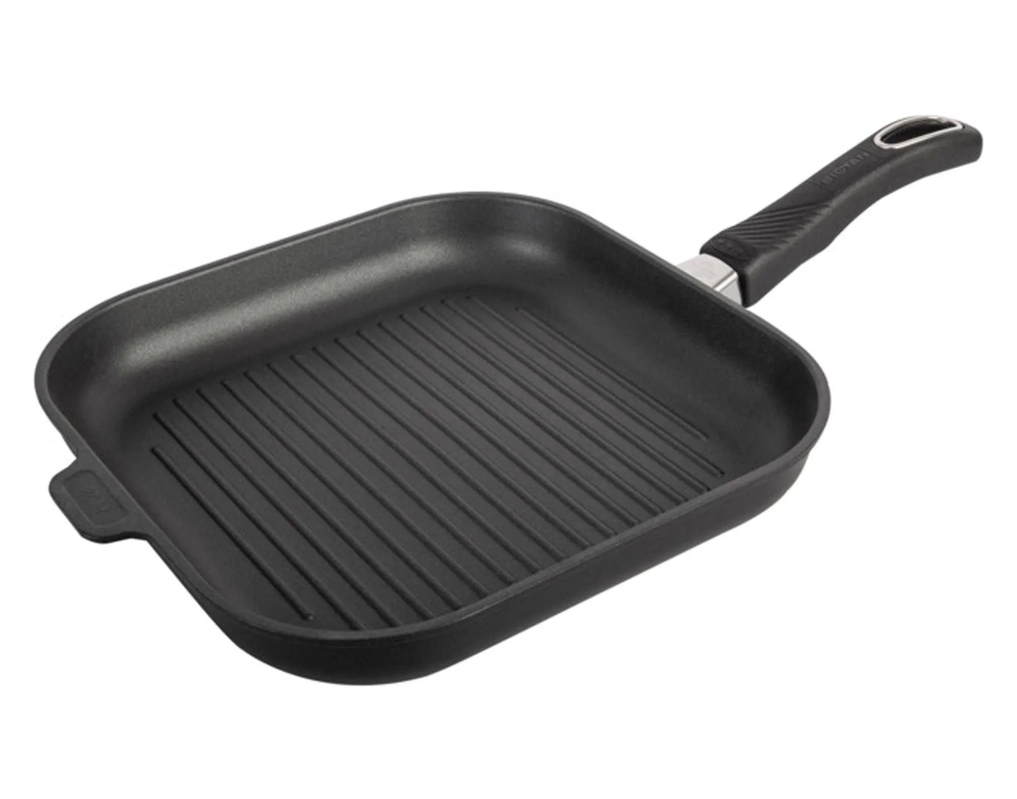 Grillpfanne Biotan 28x28 cm von GASTROLUX: Ideal für gesundes, fettfreies Braten mit langlebiger Biotan-Beschichtung und praktischen Grillrillen.