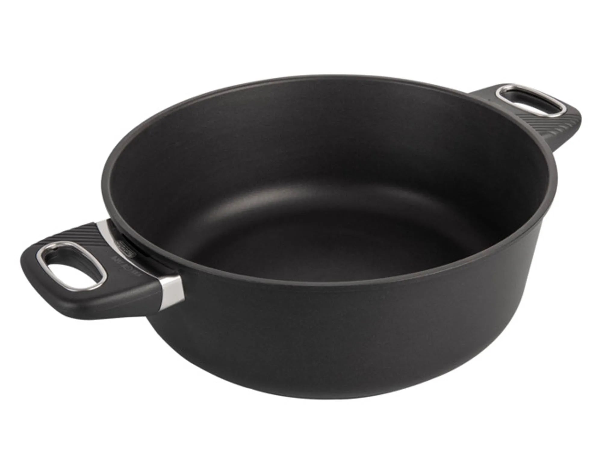 Hochwertiger Bratentopf ø 28 cm von GASTROLUX: Induktionsgeeignet, Biotan-Antihaft, robust, ergonomisch, ideal für große Portionen.