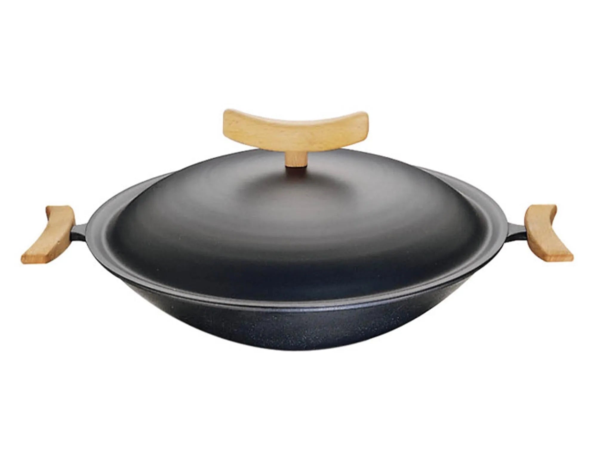 Wok Gusseisen mit Deckel ø 35 cm in  präsentiert im Onlineshop von KAQTU Design AG. Topf ist von SPRING