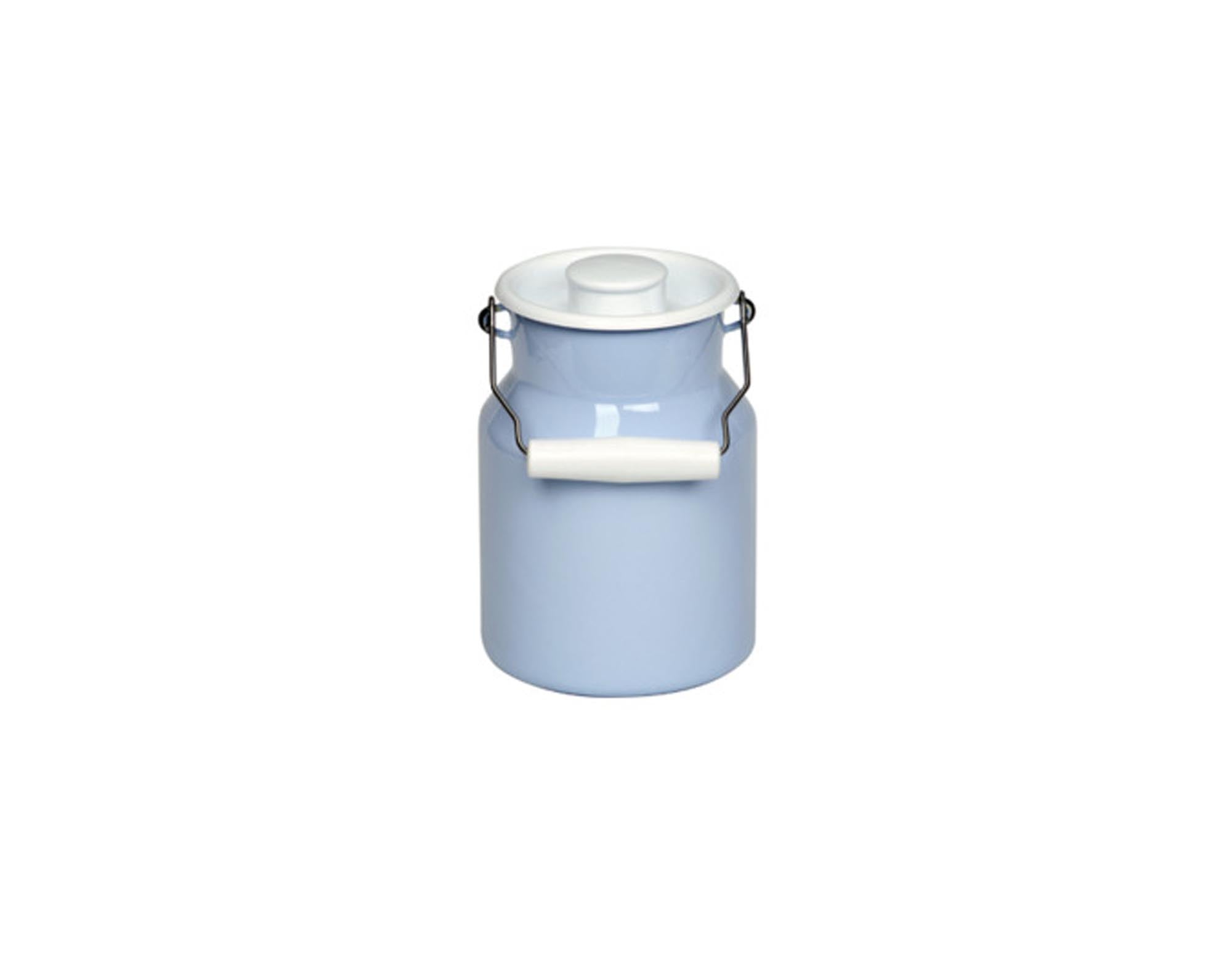 RIESS Milchkanne mit Deckel Pastell hellblau 1.5 l