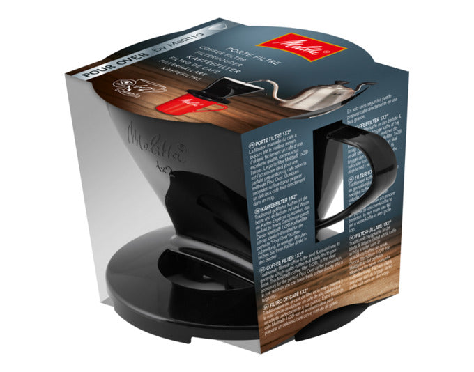MELITTA Kaffeefilter Kunststoff 1x2 schwarz in  präsentiert im Onlineshop von KAQTU Design AG. Haushaltshilfen ist von MELITTA