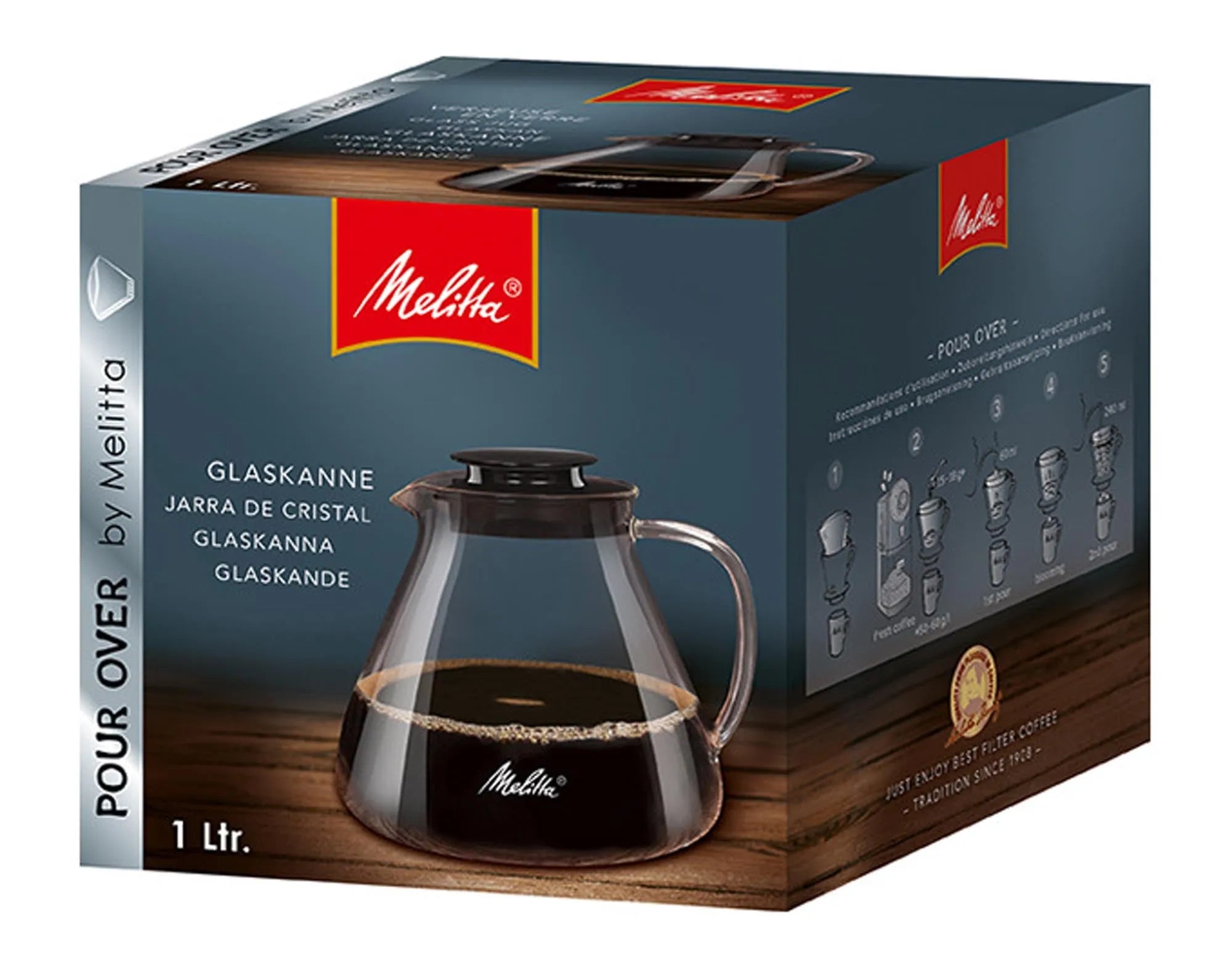 Glaskrug 1000 ml in  präsentiert im Onlineshop von KAQTU Design AG. Kanne ist von MELITTA