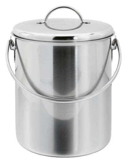 NOSER Milchkessel mit Deckel Inox 5 Liter in  präsentiert im Onlineshop von KAQTU Design AG. Küchenhelfer ist von NOSER-INOX