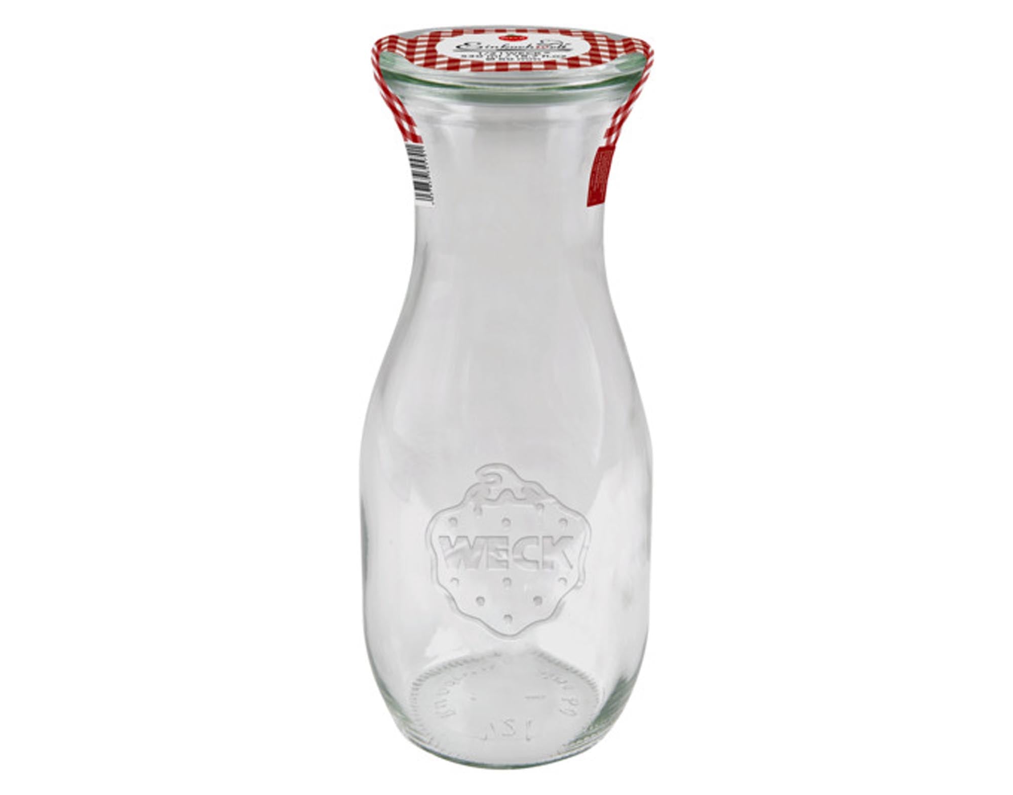 Entdecken Sie die EINKOCHWELT Saftflasche 530ml mit Deckel. Ideal für frische Säfte, umweltfreundlich und praktisch. Hochwertiges Glas, luftdicht.