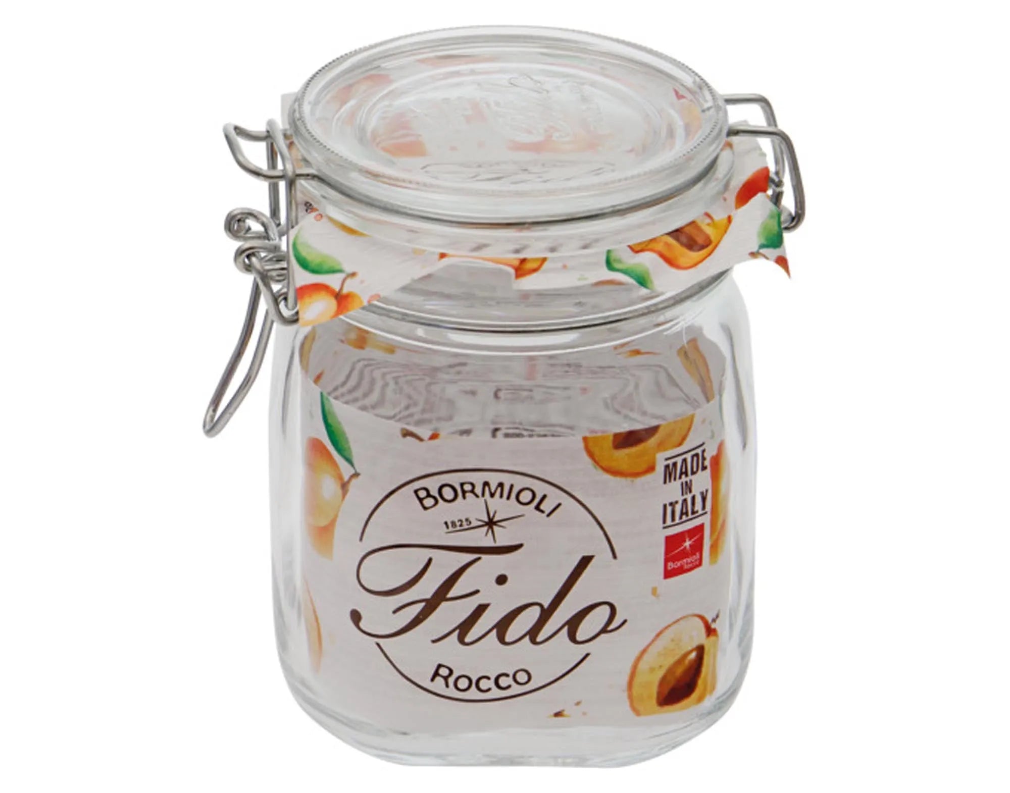 Das Fido Konservenglas 750 ml: robustes Glas, luftdichter Bügelverschluss, ideal für Einkochen und stilvolle Aufbewahrung.