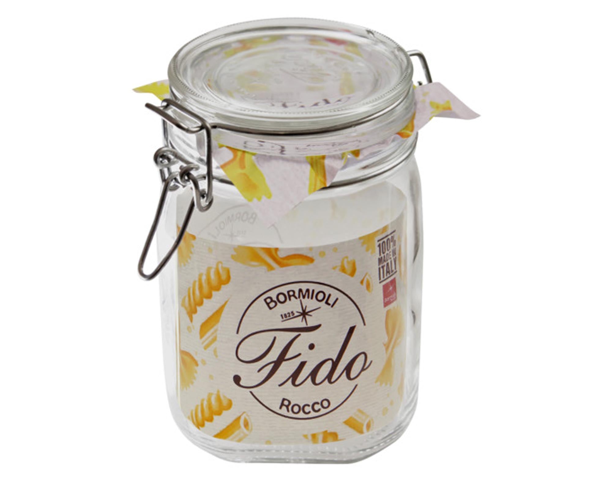 Das Fido Konservenglas 750 ml: robustes Glas, luftdichter Bügelverschluss, ideal für Einkochen und stilvolle Aufbewahrung.