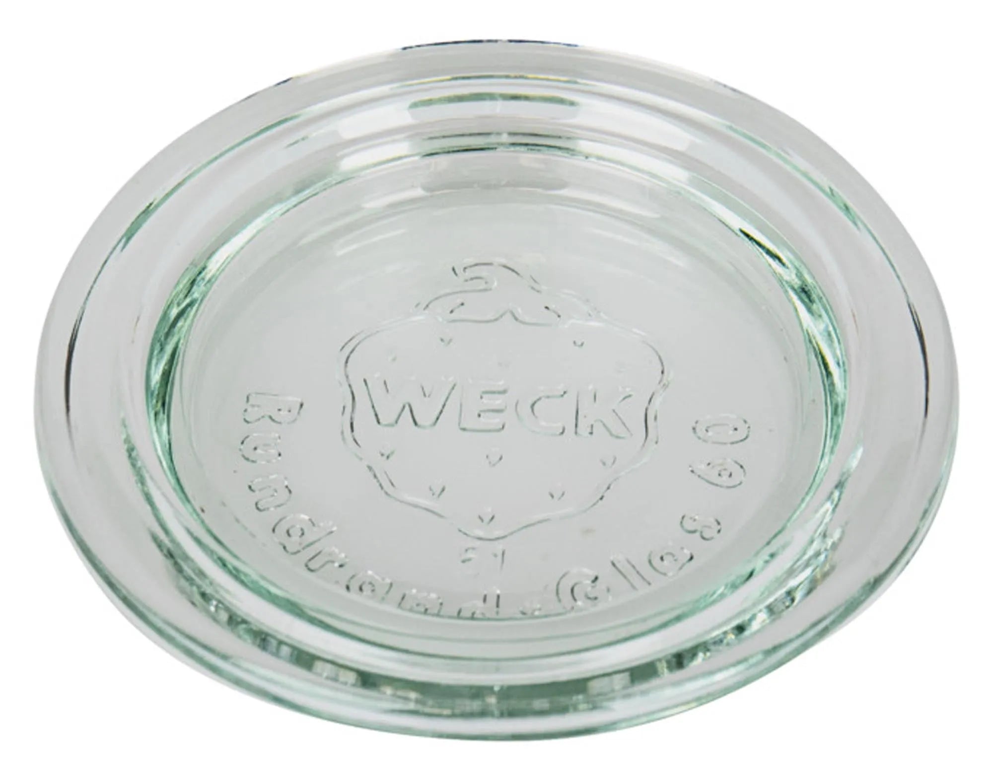 WECK Glasdeckel ø 60 mm: Perfekte Versiegelung für Einmachgläser, hitzebeständig, geschmacksneutral, spülmaschinenfest, elegant und funktional.