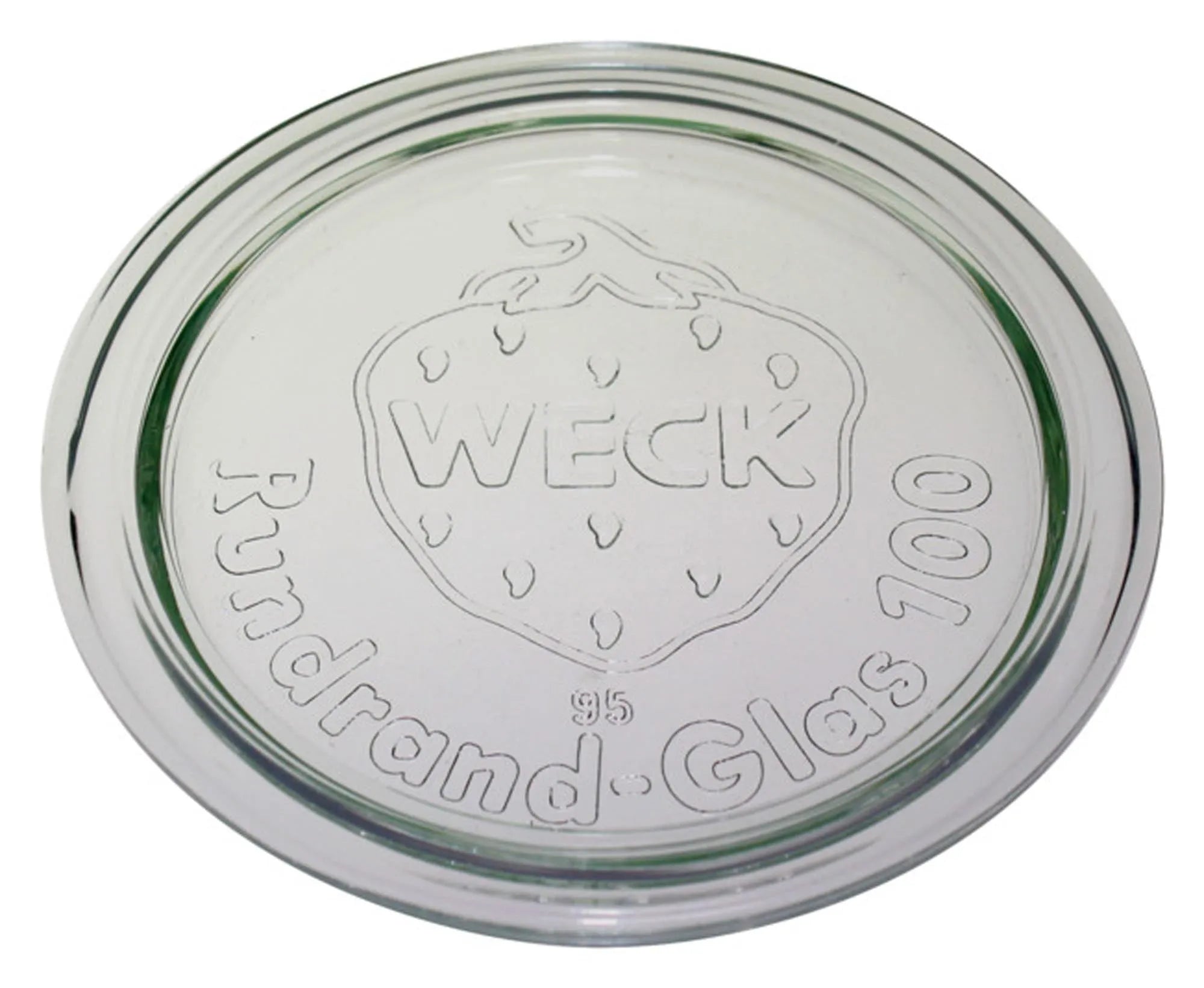 Der WECK Glasdeckel ø 100 mm: Perfekte Passform, luftdicht, hitzebeständig. Ideal für Einmachprojekte. Spülmaschinenfest und langlebig.