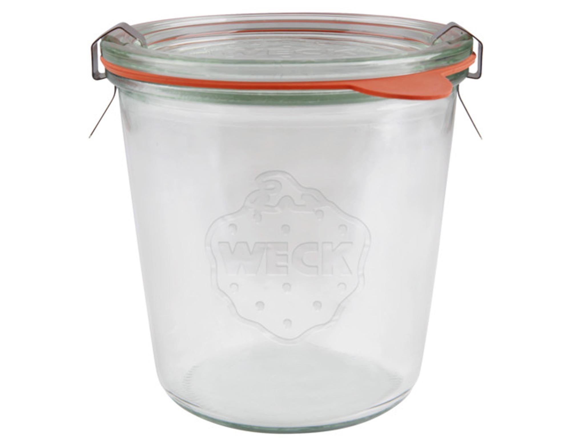 WECK Einmachglas Sturzform komplett 6 Stück 500 ml in  präsentiert im Onlineshop von KAQTU Design AG. Aufbewahrungsdose ist von WECK