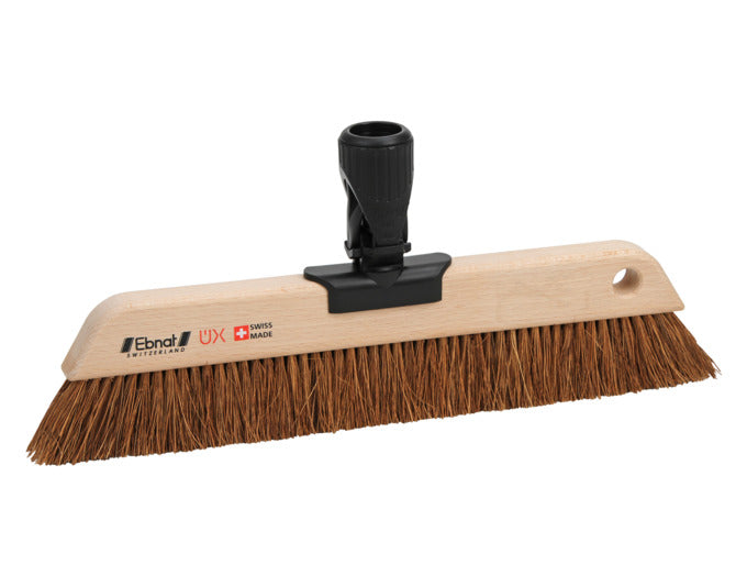 EBNAT Bodenwischer mit Stiel ÜX Kokos mit Gelenkstielhalter 32 cm in  präsentiert im Onlineshop von KAQTU Design AG. Besen ist von EBNAT