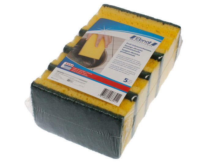 EBNAT Scheuerschwamm Profi 5 Stück 15x9.5 cm in  präsentiert im Onlineshop von KAQTU Design AG. Haushaltshilfen ist von EBNAT