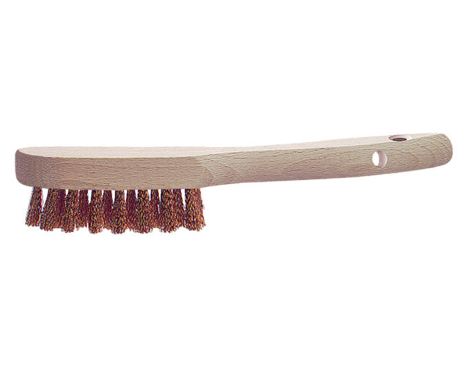 ZEINTRA Gasherdbürste Bronze gewellt 3 Reihen in  präsentiert im Onlineshop von KAQTU Design AG. Haushaltshilfen ist von ZEINTRA