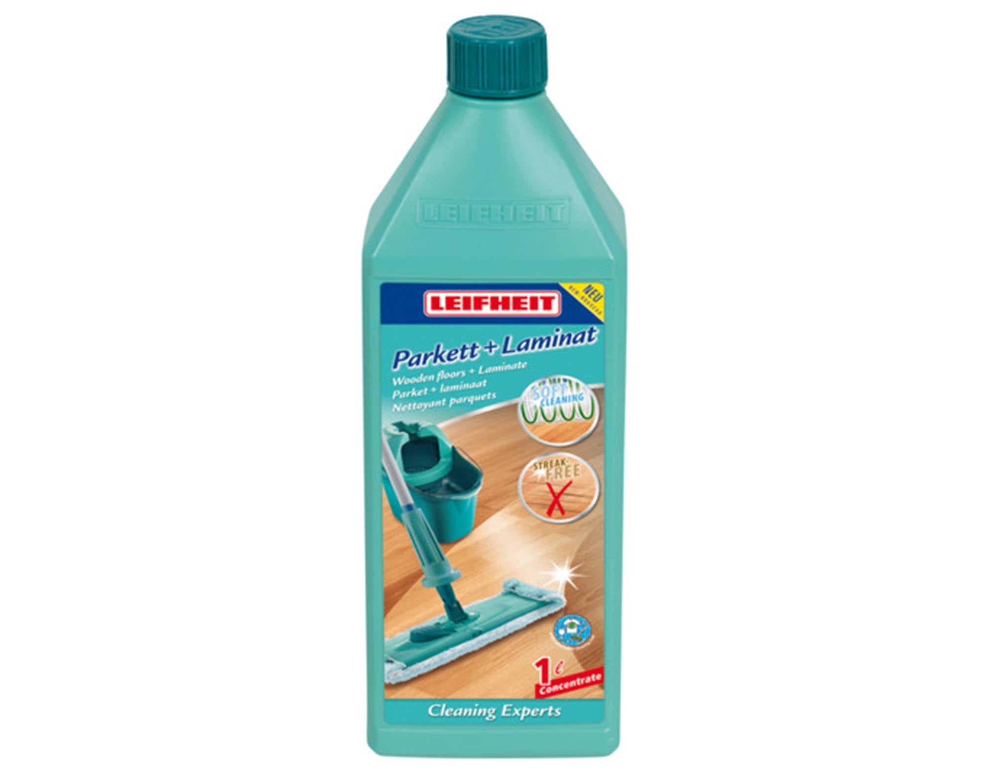 LEIFHEIT Parkett und Laminatreiniger 1 l in  präsentiert im Onlineshop von KAQTU Design AG. Reinigungsmittel ist von LEIFHEIT