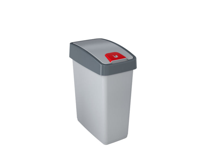 KEEEPER Abfalleimer magne silber 45 l 61.5x40x30 cm in  präsentiert im Onlineshop von KAQTU Design AG. Mülleimer ist von KEEEPER