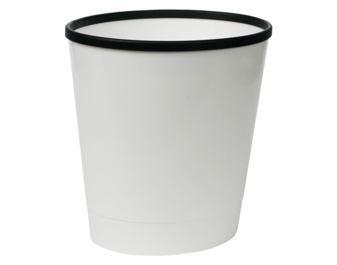 EBNAT Papierkorb Kunststoff oval weiss in  präsentiert im Onlineshop von KAQTU Design AG. Papierkorb ist von EBNAT