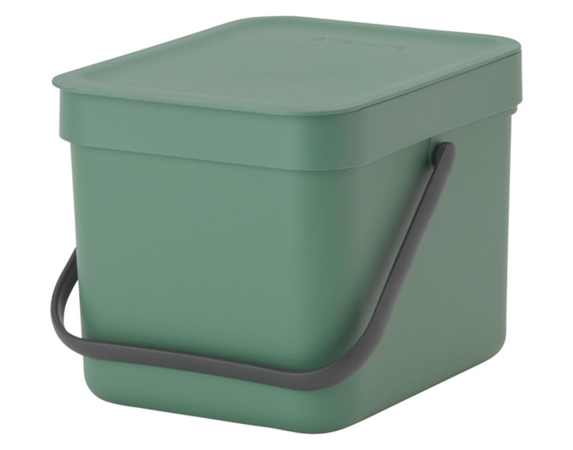 BRABANTIA Abfallbehälter Sort&Go fir green 6 l in  präsentiert im Onlineshop von KAQTU Design AG. Mülleimer ist von BRABANTIA