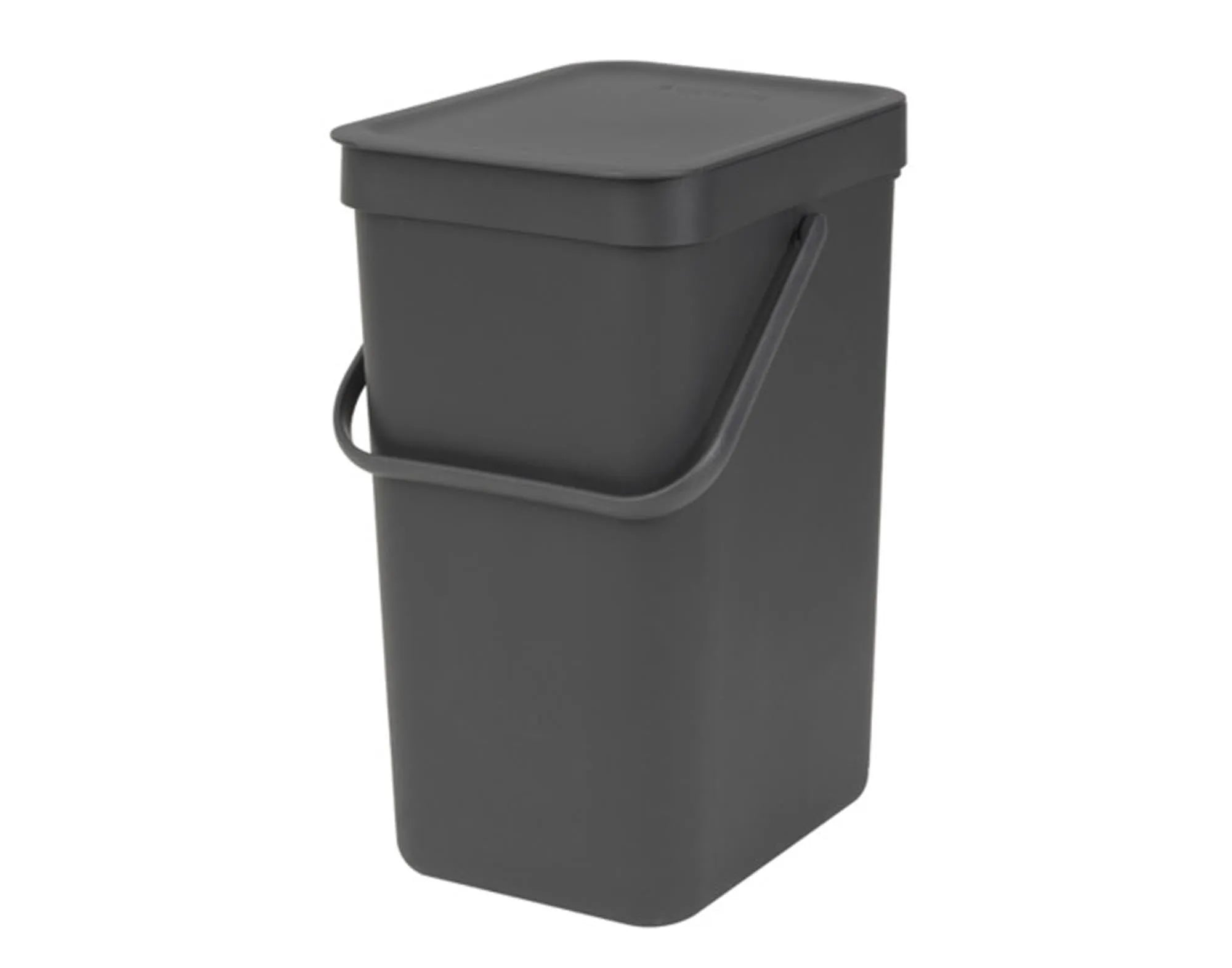 BRABANTIA Abfallbehälter Sort&Go grey 12 l in  präsentiert im Onlineshop von KAQTU Design AG. Mülleimer ist von BRABANTIA