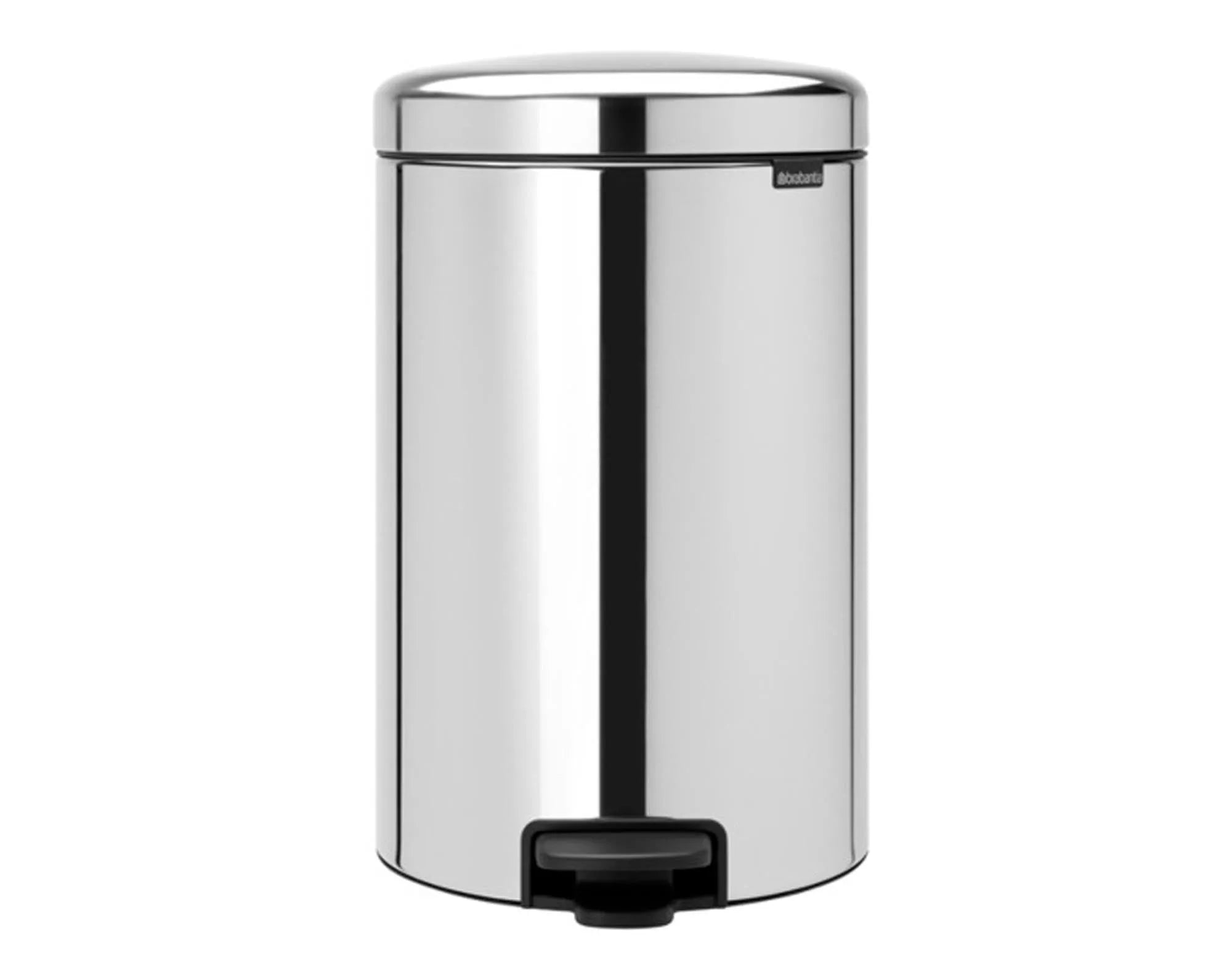 Treteimer NewIcon 20 l in Brilliant Steel präsentiert im Onlineshop von KAQTU Design AG. Mülleimer ist von BRABANTIA