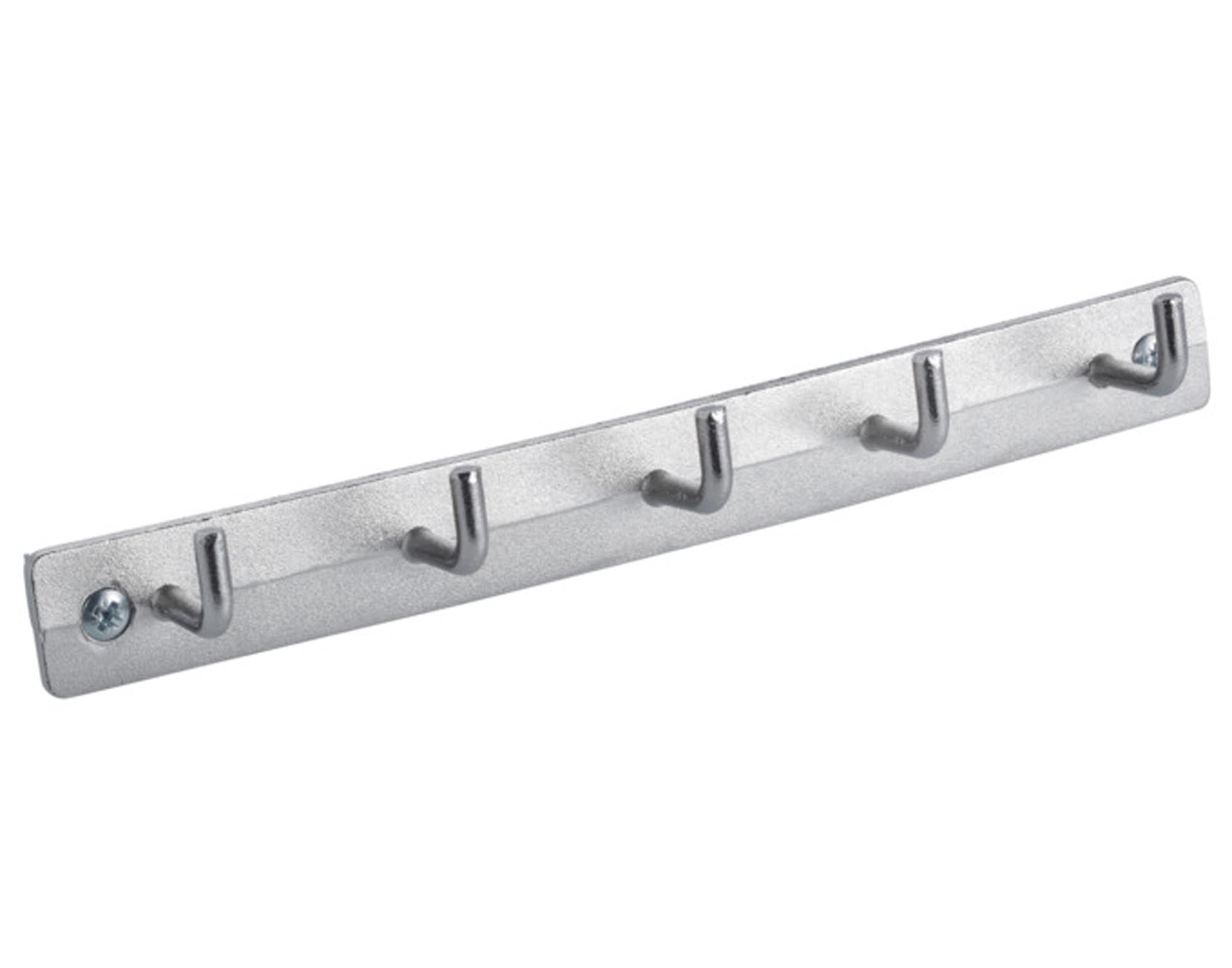 Entdecken Sie die elegante DIAQUA Hakenleiste mit 5 Haken aus rostfreiem Edelstahl. Ideal für Flure, Badezimmer und Eingangsbereiche. Pflegeleicht und stilvoll!