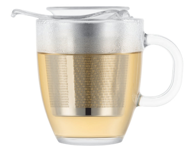 BODUM Teetasse YoYo Filter Inox in  präsentiert im Onlineshop von KAQTU Design AG. Tasse ist von BODUM