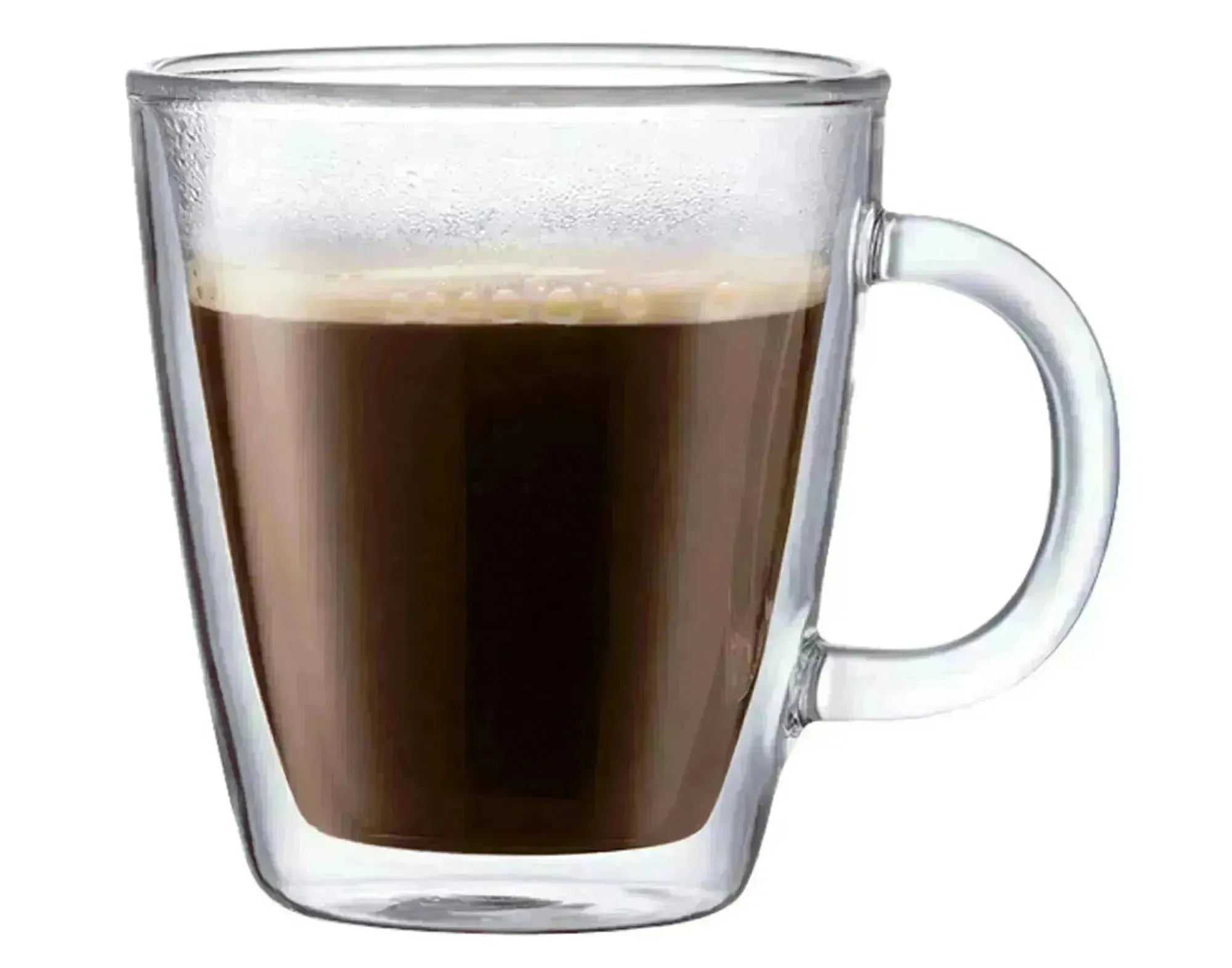 Doppelwandige BODUM Bistro Gläser, 0,3 l, für heiße & kalte Getränke, stilvoll, robust, spülmaschinenfest, 2er Set.