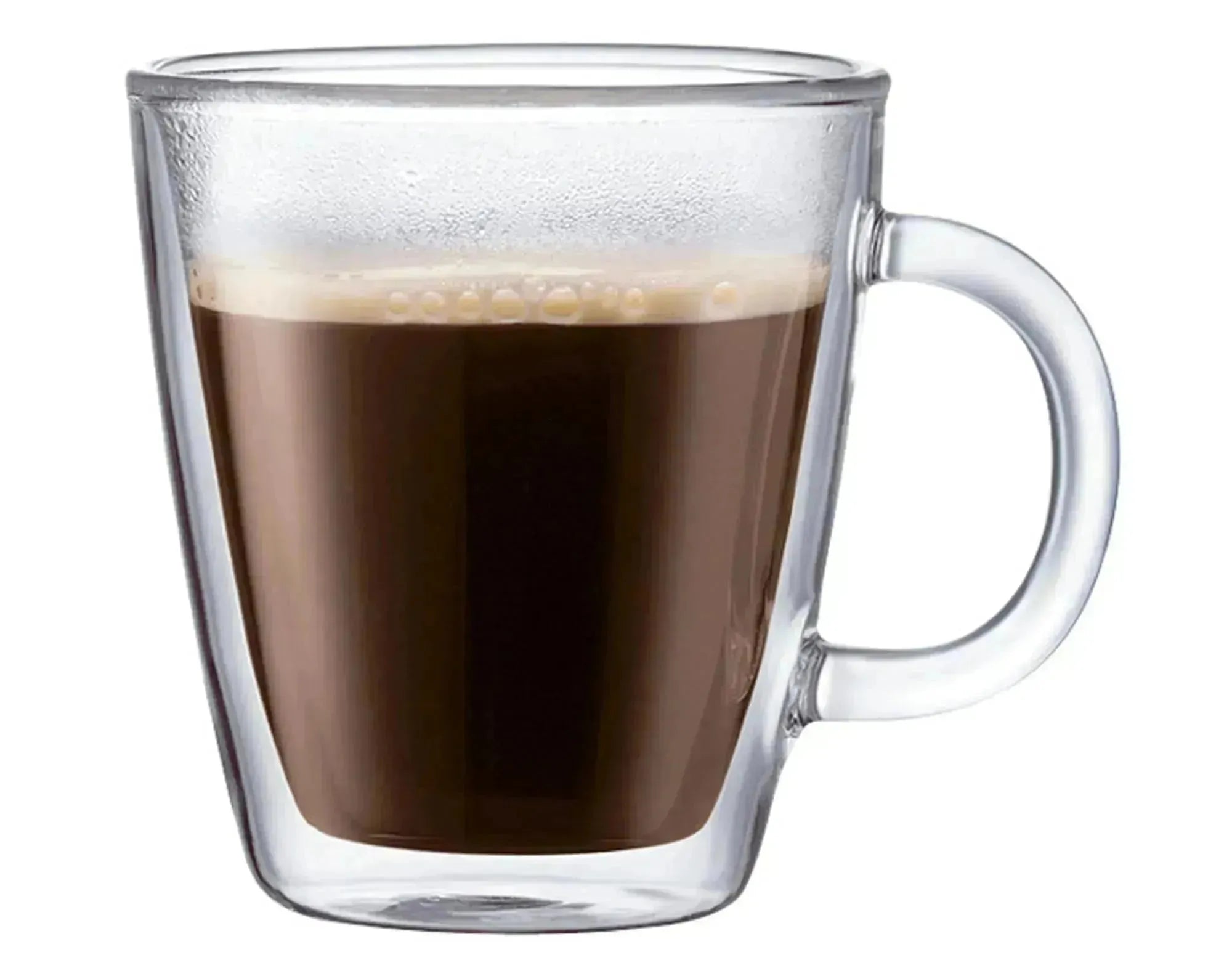 Doppelwandige BODUM Bistro Gläser, 0,3 l, für heiße & kalte Getränke, stilvoll, robust, spülmaschinenfest, 2er Set.