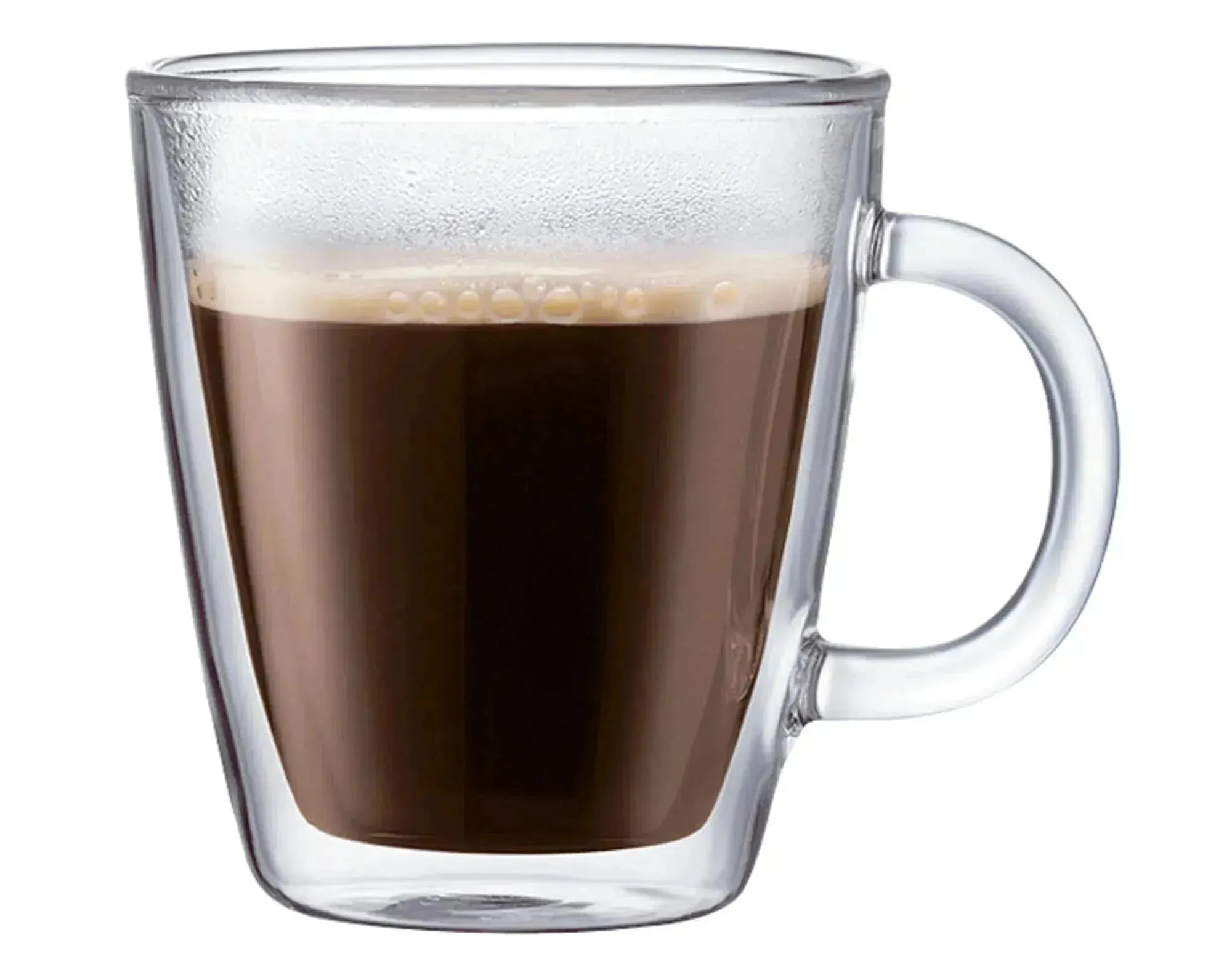Doppelwandige BODUM Bistro Gläser, 0,3 l, für heiße & kalte Getränke, stilvoll, robust, spülmaschinenfest, 2er Set.