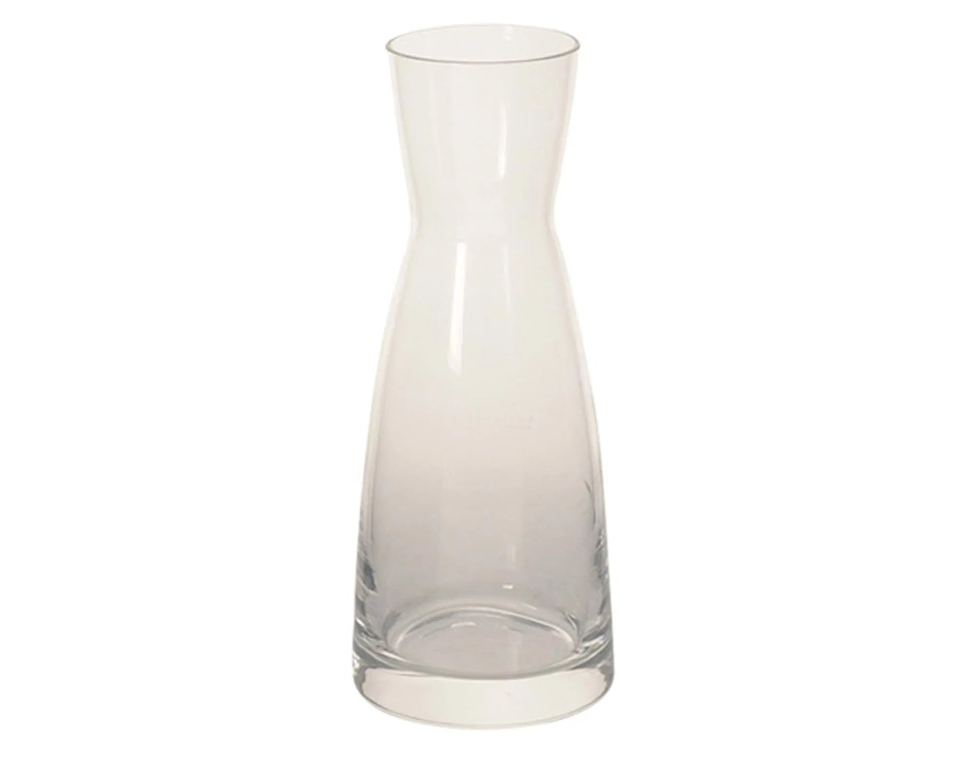 Elegante 1-Liter-Karaffe aus kratzfestem Glas von BORMIOLI ROCCO, ideal für Wasser, Saft oder Wein. Zeitloses Design, spülmaschinenfest.