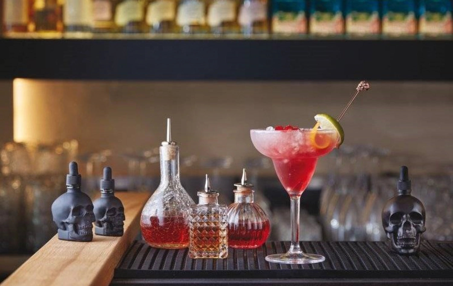 Schädel Dash Bottle Pipette 30ml schwarz