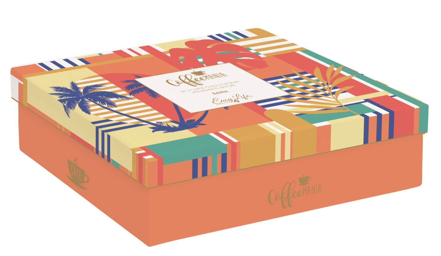 Coffee Mania 4er Kaffeebecher m. Bambus Untert. Baha 110ml