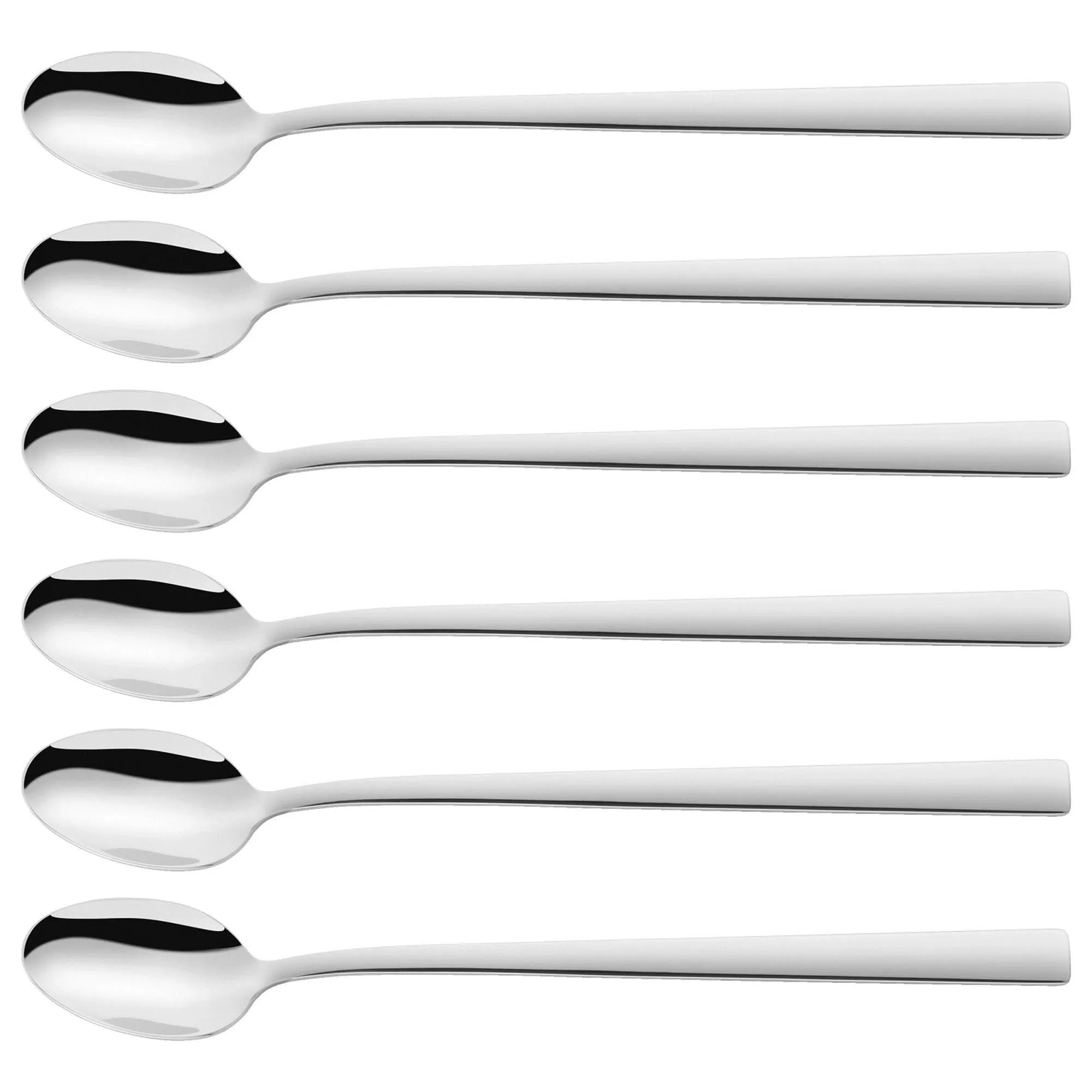 Elegante Longdrinklöffel aus Edelstahl, 6-tlg. Set, 20 cm, ideal für Cocktails, langlebig, korrosionsbeständig, spülmaschinenfest.