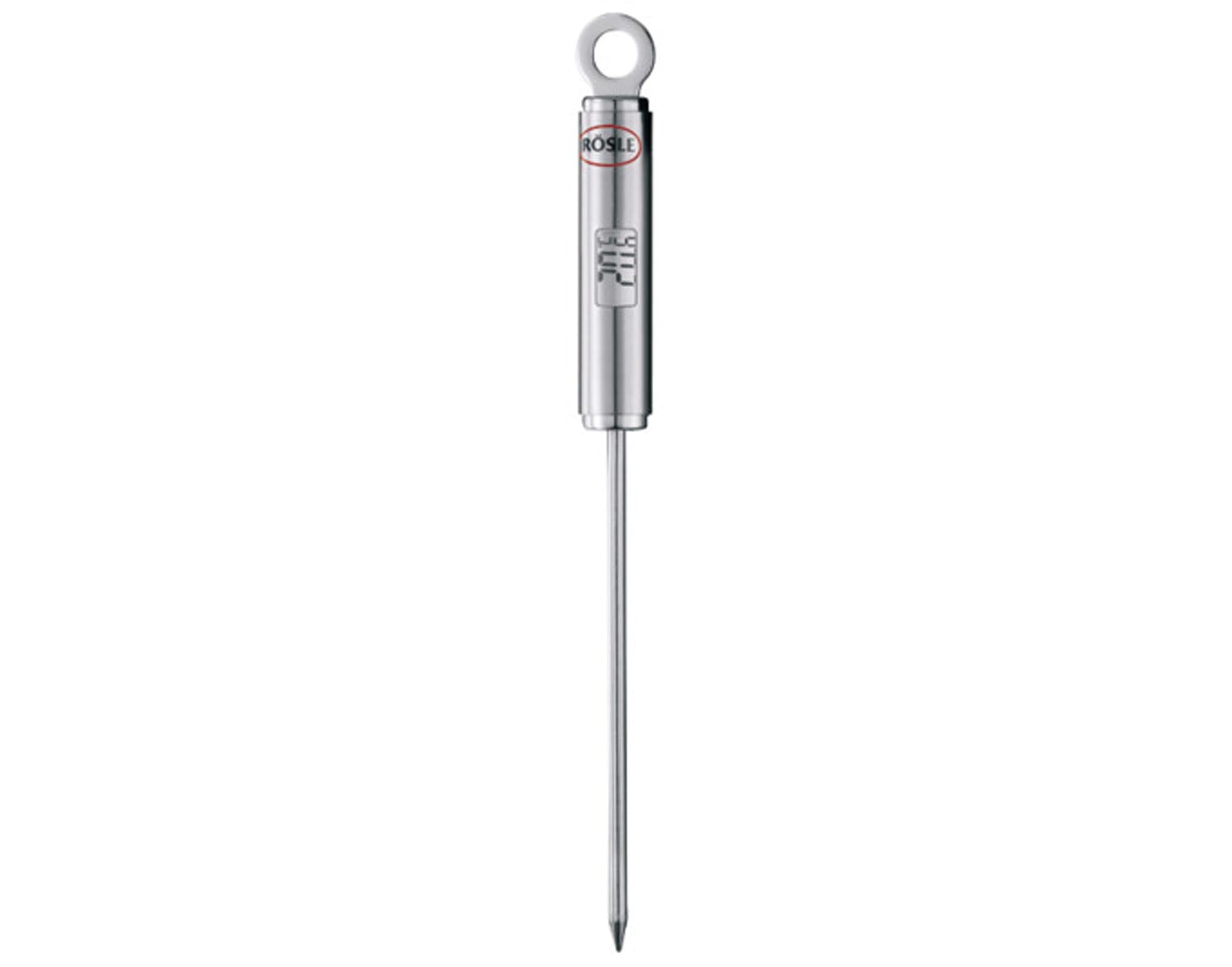 Entdecken Sie das RÖSLE Gourmetthermometer 22 cm – Ihr perfektes Grillzubehör für präzise Temperaturmessung und optimale Garstufen von Fleisch und mehr.