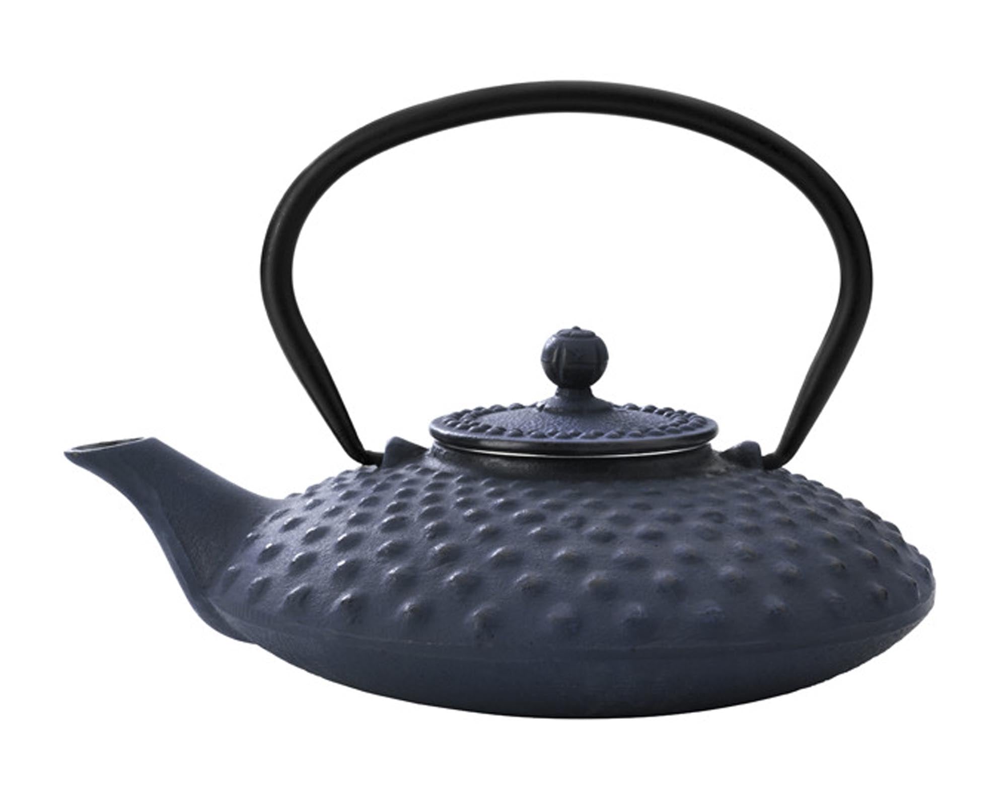 Elegante BREDEMEIJER Teekanne Xilin 0.8 l aus Edelstahl mit integriertem Teesieb, tropffreiem Ausgiessen und perfekter Wärmeisolierung.