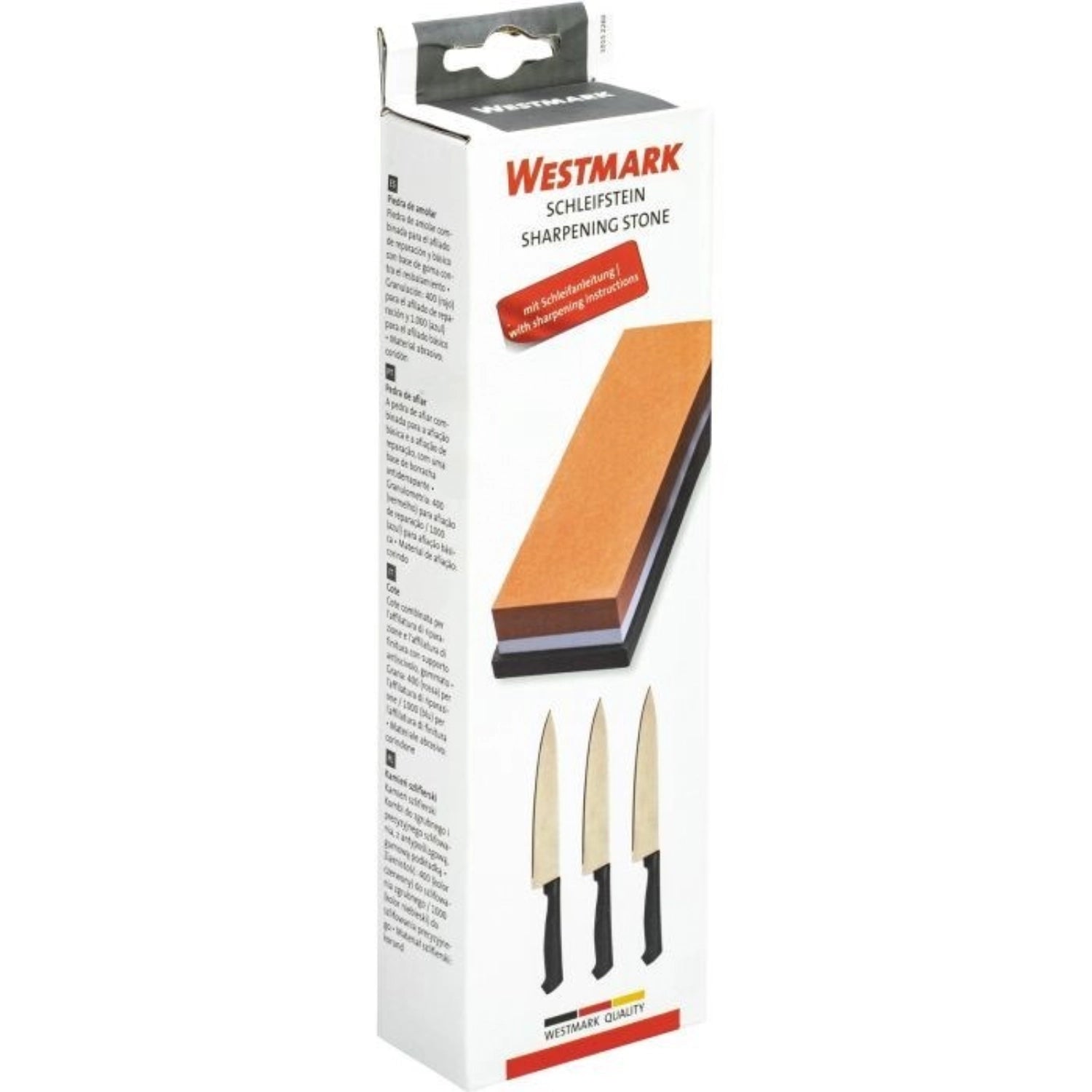 Schleifstein, Nr.400, Nr.1000, 1.8x6x2.7cm