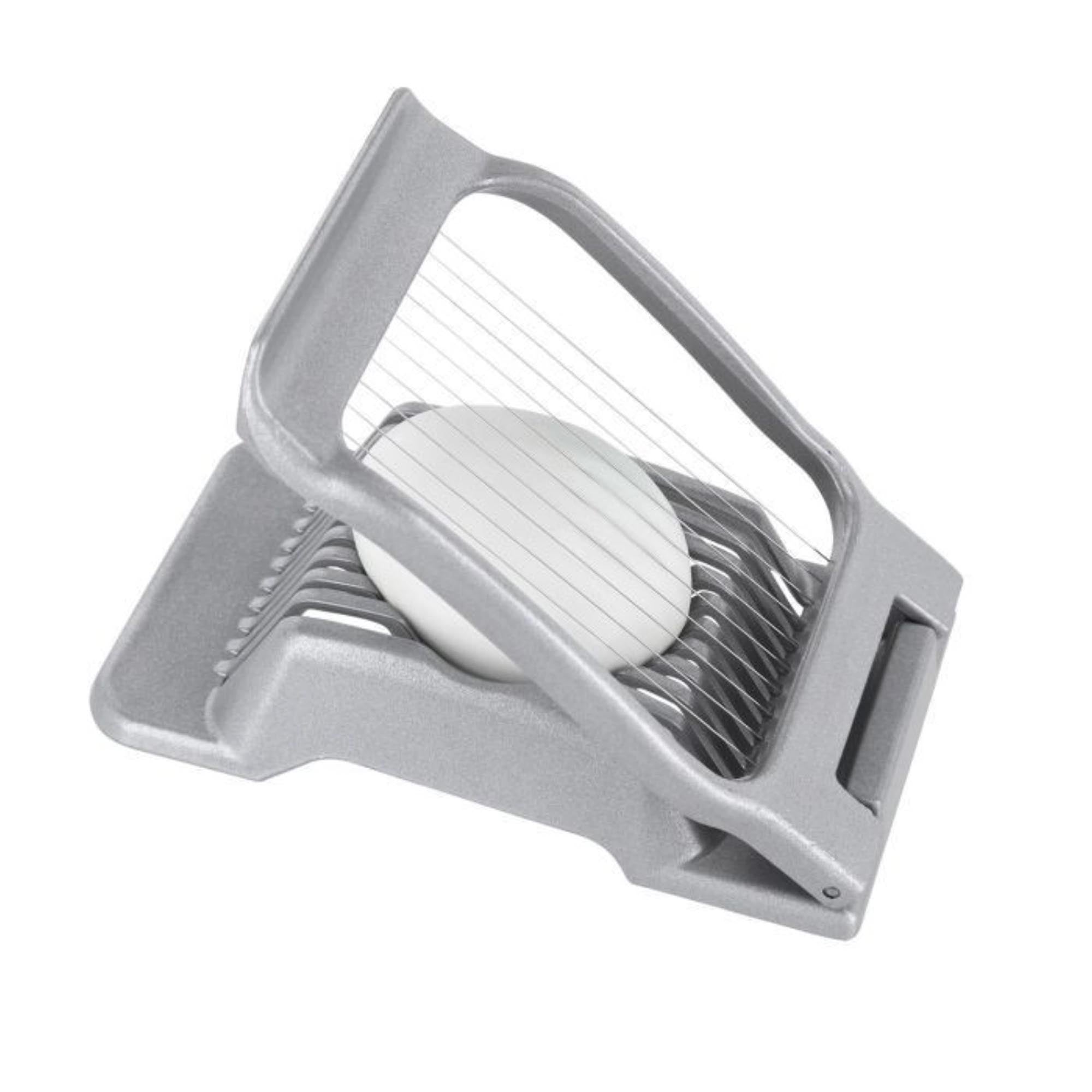 Westmark Retro Eierteiler Duplex, 13.5x8x3.5cm, robustes Design, ideal für gleichmässige Eierscheiben, ein unverzichtbares Küchenutensil.