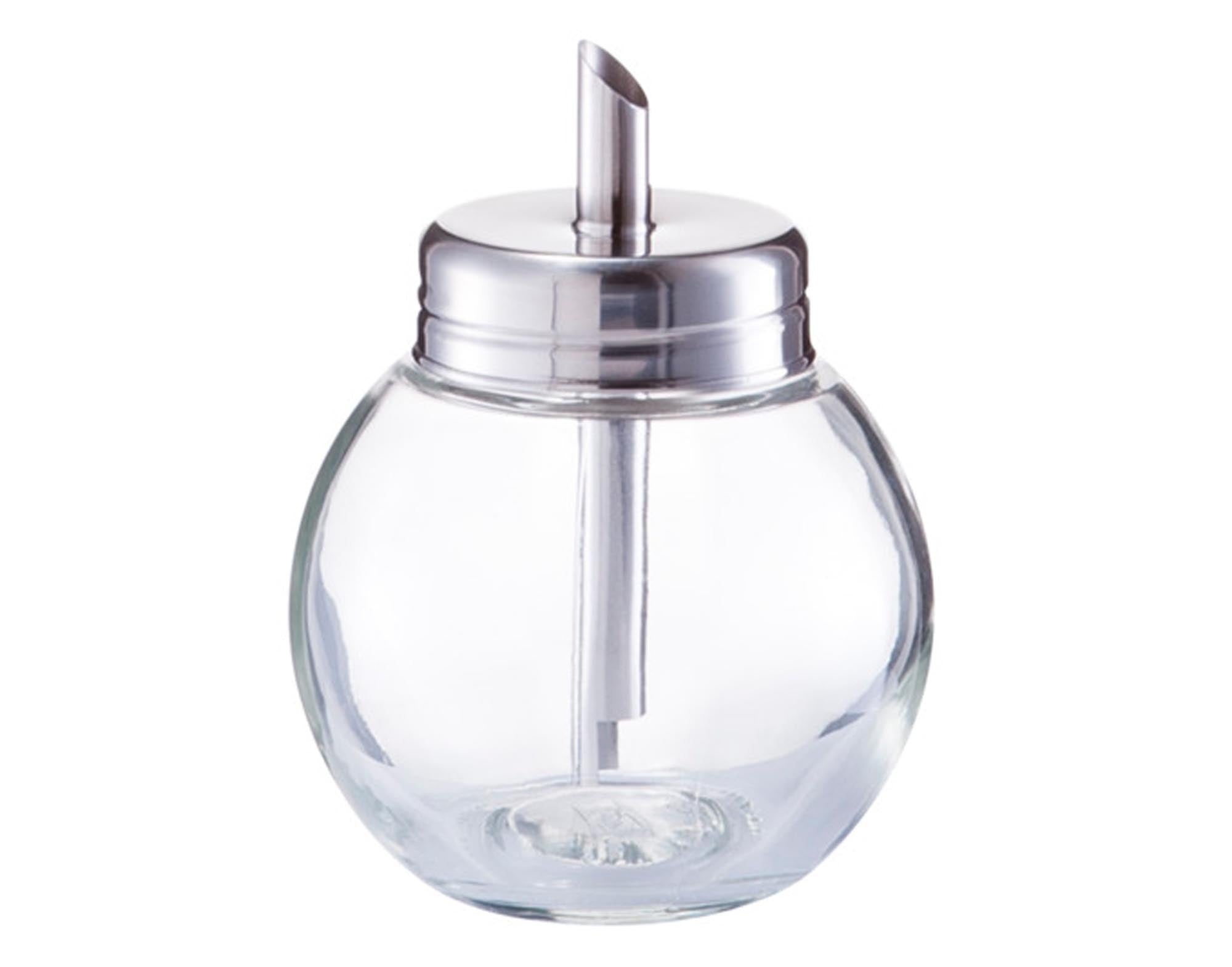Eleganter ZELLER Zuckerstreuer aus Glas (ø 8,5 cm) für stilvolle Tischdekoration. Ideal für Zucker, einfach zu reinigen und perfekt für Backliebhaber.