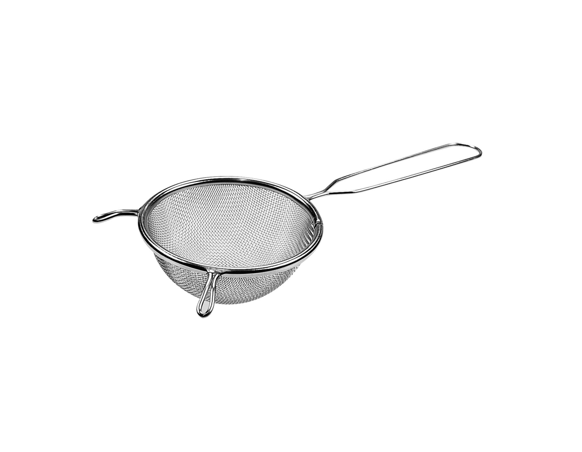 Entdecken Sie das Küchensieb D14cm von Lagotto: hochwertiger Edelstahl, hygienisch, ergonomisch und ideal zum Abseihen von Lebensmitteln.