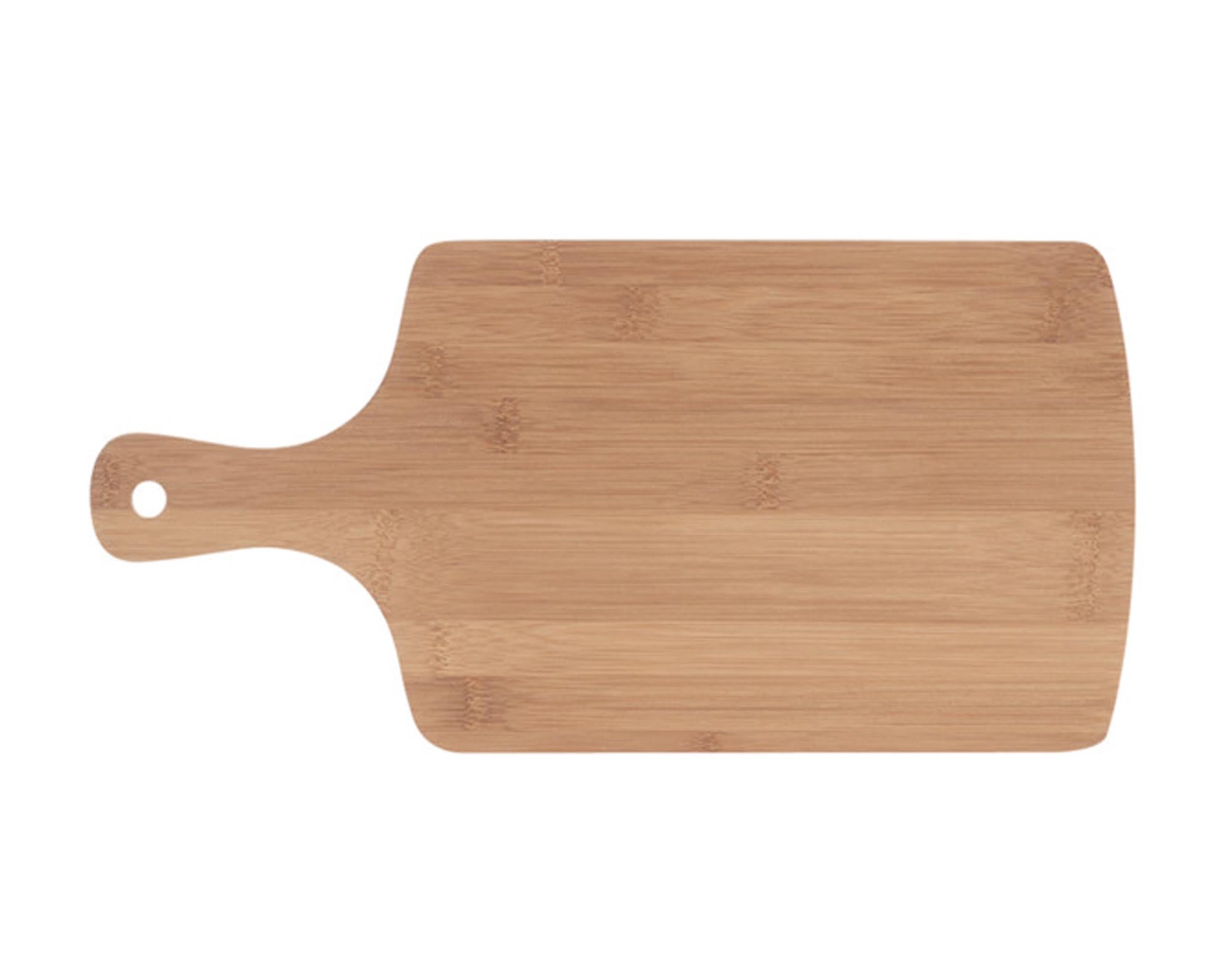 ZELLER Schneidbrett mit Griff Bamboo 40x19.5 cm