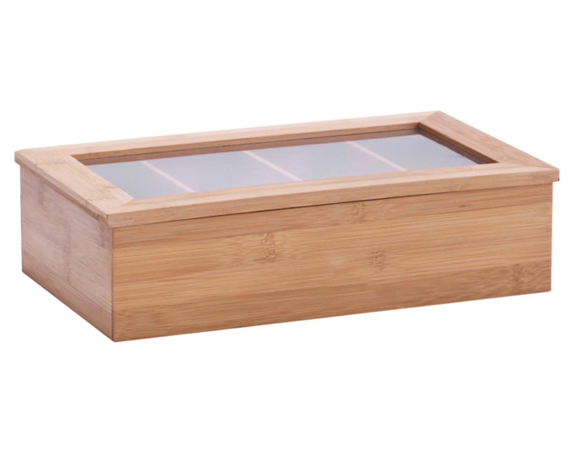 Teebeutelbox Bamboo 33.5x20x9 cm in  präsentiert im Onlineshop von KAQTU Design AG. Aufbewahrungsdose ist von ZELLER PRESENT