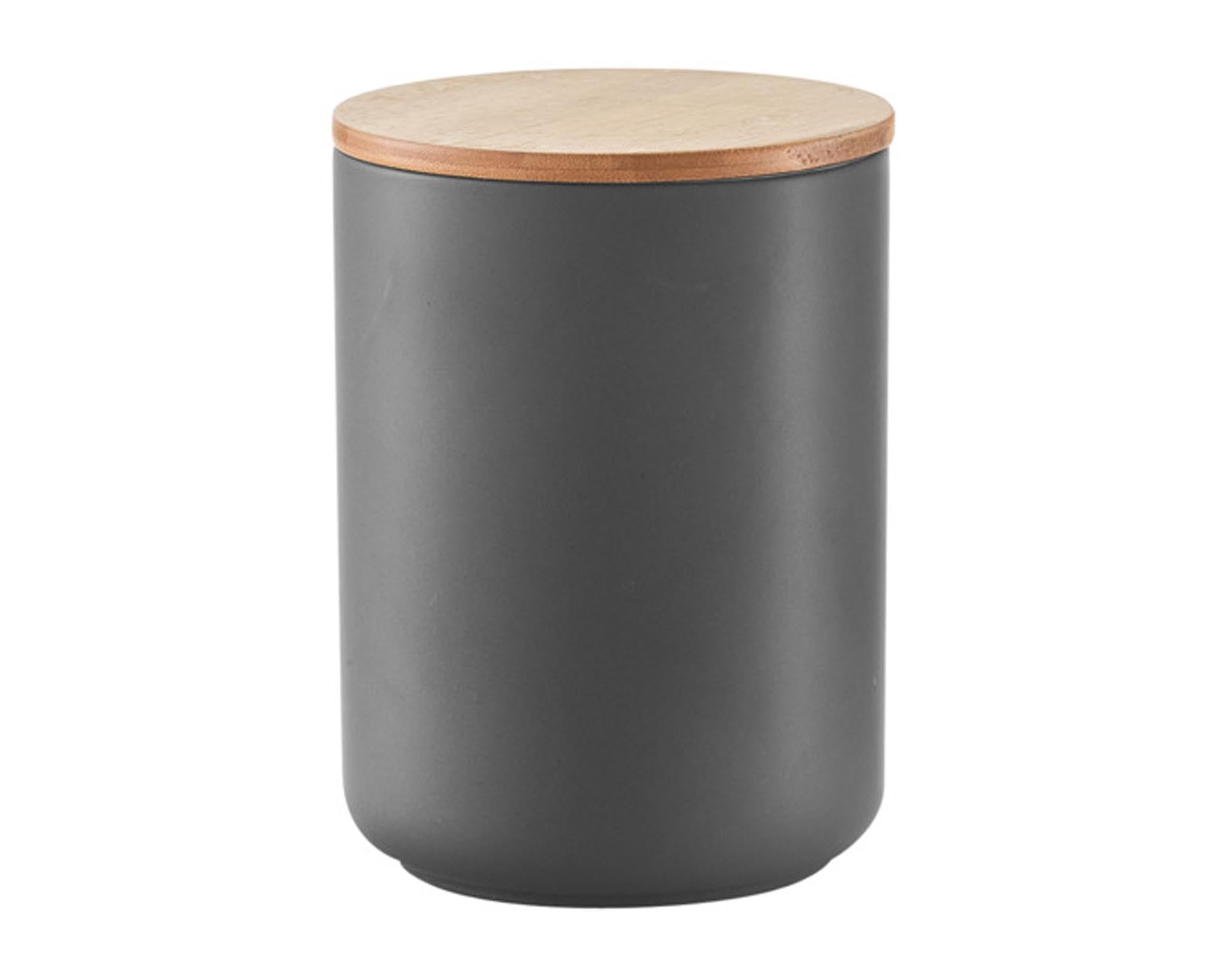 Entdecken Sie die ZELLER Vorratsdose anthrazit mit Deckel Bamboo (1500 ml) – stilvoll, funktional und ideal zur Lebensmittelaufbewahrung.