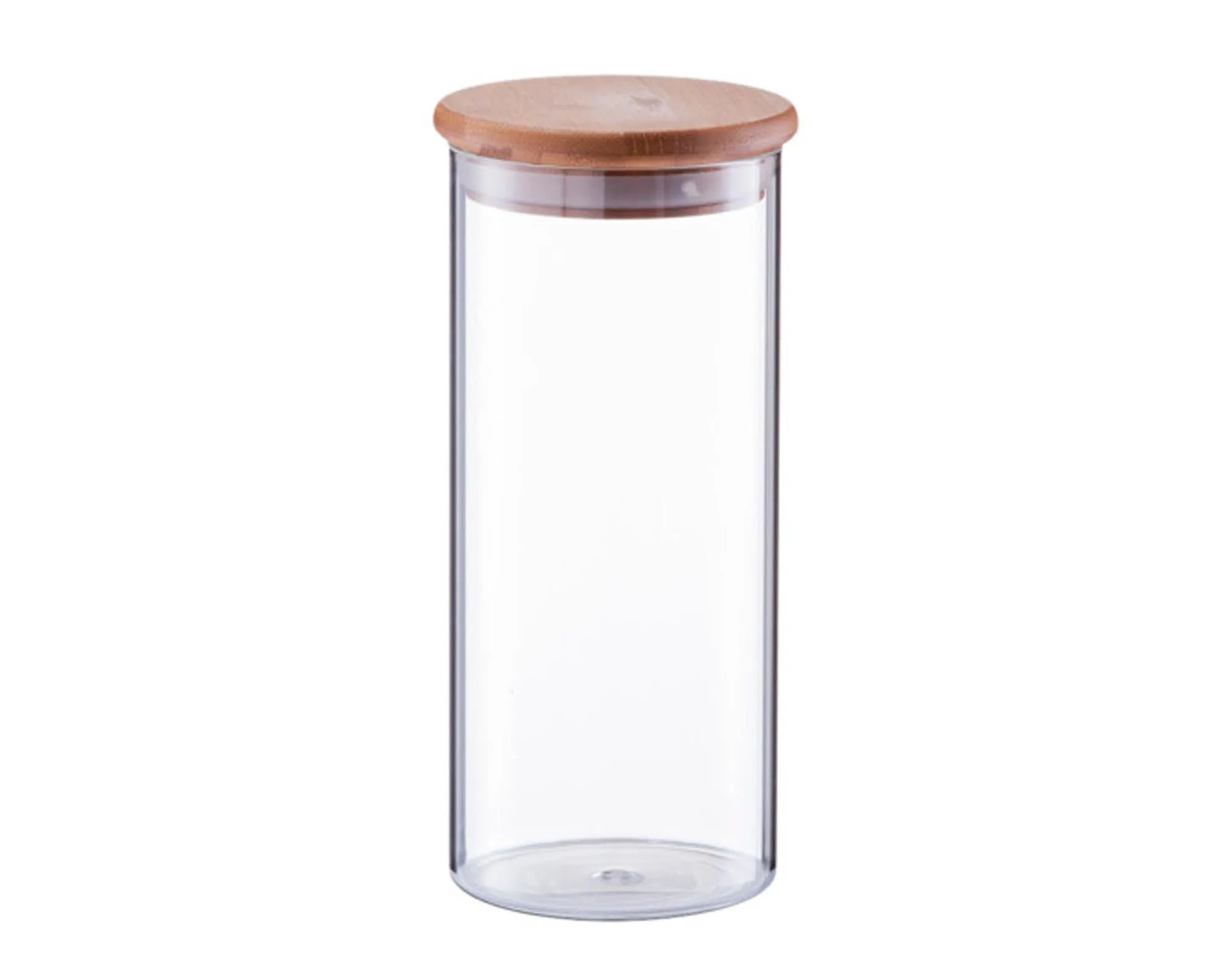 Vorratsglas mit Deckel Bamboo 1400ml in  präsentiert im Onlineshop von KAQTU Design AG. Aufbewahrungsdose ist von ZELLER PRESENT