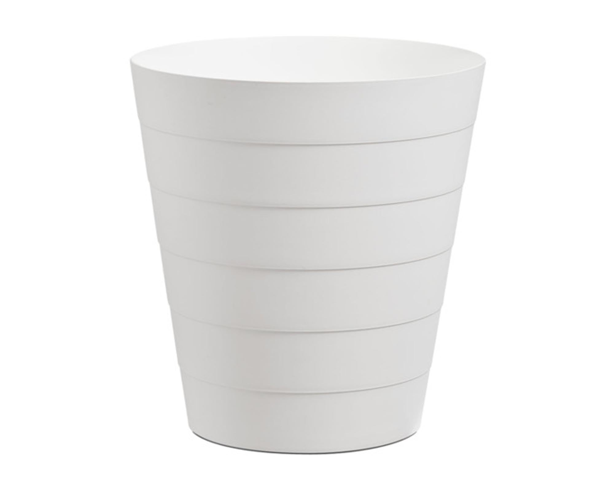 ZELLER Abfalleimer Kunststoff weiss 13.5 l ø 29x30 cm in  präsentiert im Onlineshop von KAQTU Design AG. Mülleimer ist von ZELLER PRESENT