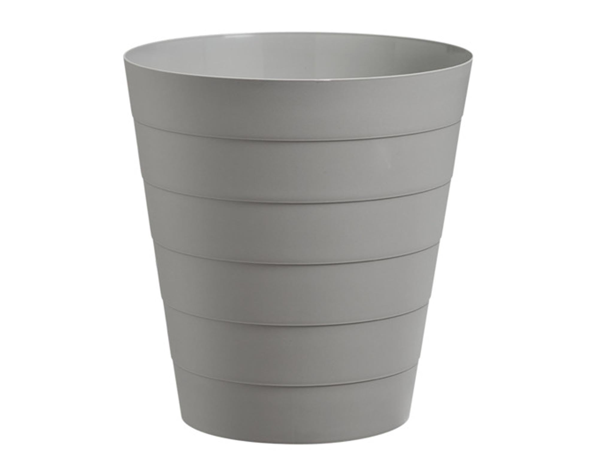 ZELLER Abfalleimer Kunststoff grau 13.5 l ø 29x30 cm in  präsentiert im Onlineshop von KAQTU Design AG. Mülleimer ist von ZELLER PRESENT