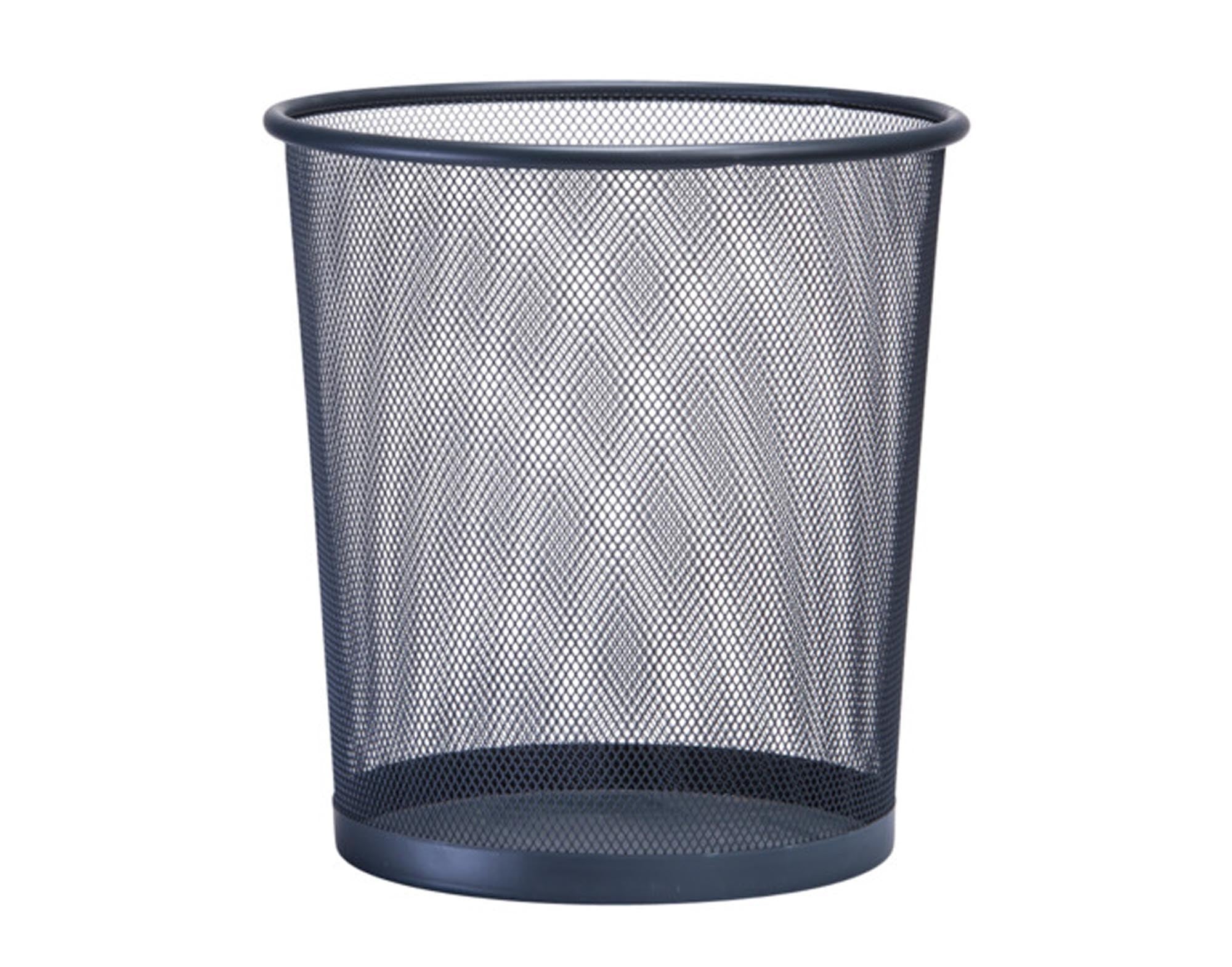 ZELLER Papierkorb Mesh anthrazit ø 26x28 cm in  präsentiert im Onlineshop von KAQTU Design AG. Papierkorb ist von ZELLER PRESENT