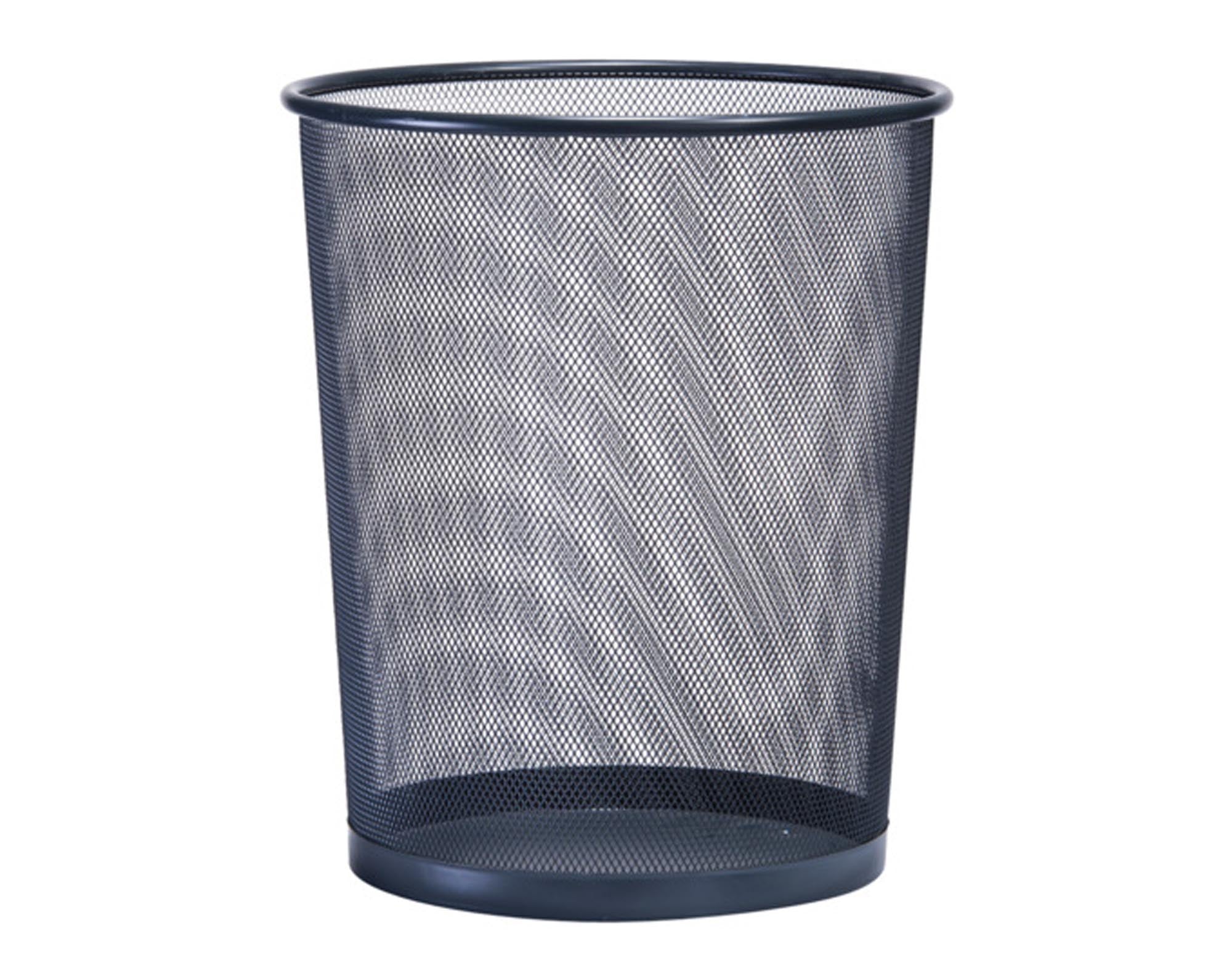 ZELLER Papierkorb Mesh anthrazit ø 29.5x35 cm in  präsentiert im Onlineshop von KAQTU Design AG. Papierkorb ist von ZELLER PRESENT