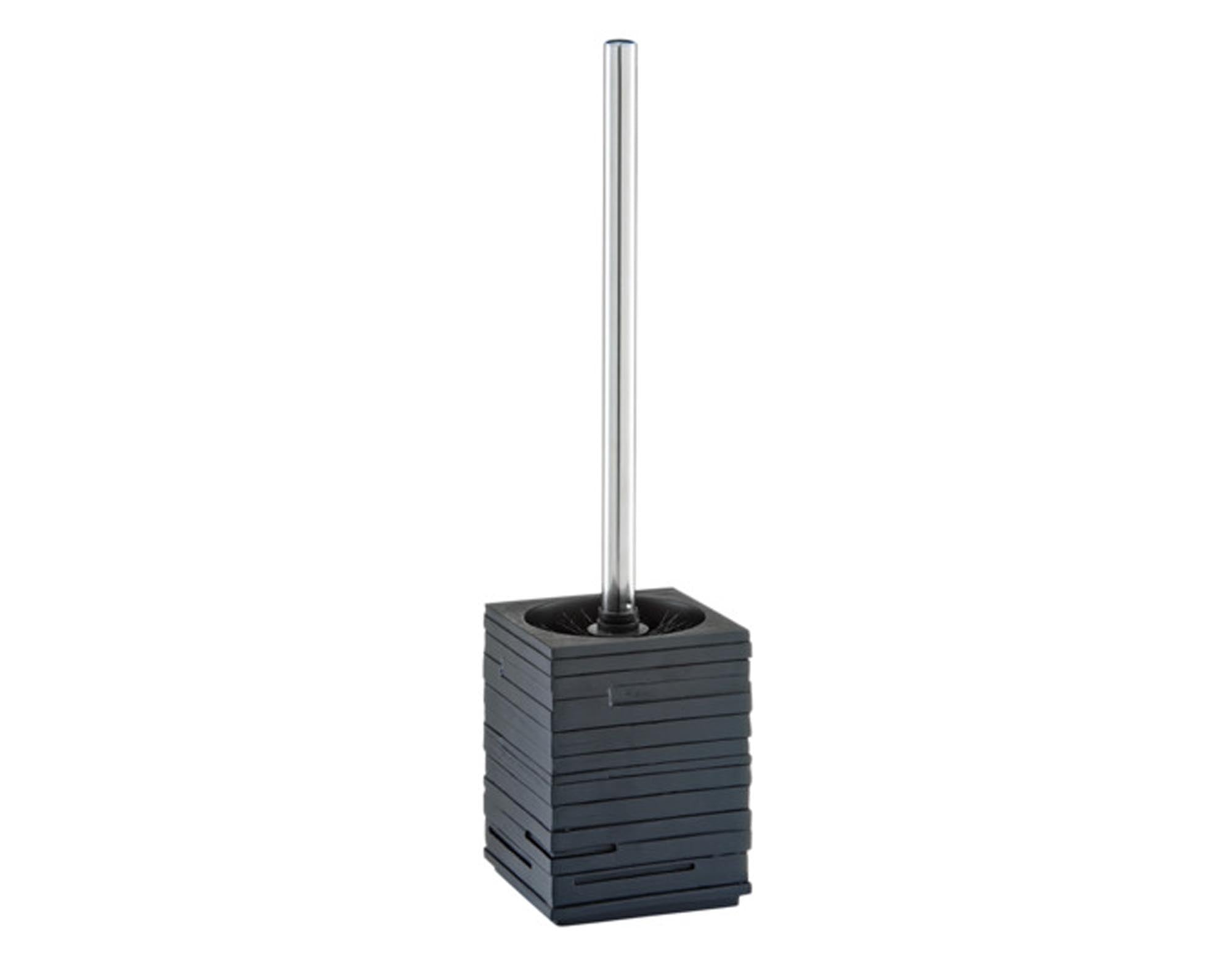 Entdecken Sie die stilvolle ZELLER WC-Bürstengarnitur aus schwarzem Schiefer Polyresin. Praktisch, elegant und ideal für jedes Badezimmer.