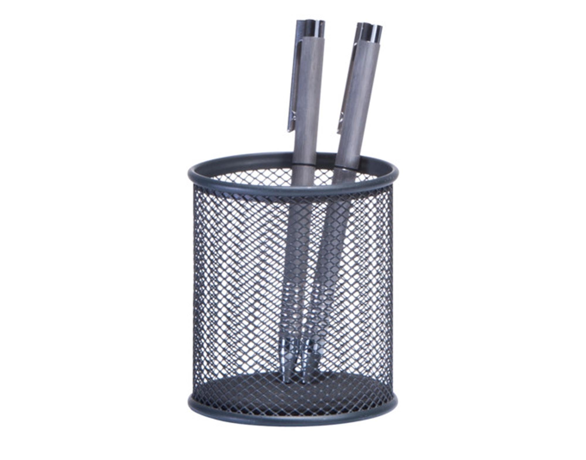Entdecken Sie den ZELLER Bleistiftbecher Mesh anthrazit (ø 8x9.5 cm) – stilvolle Aufbewahrung für Stifte und Bürobedarf. Ideal für Büro und Zuhause!